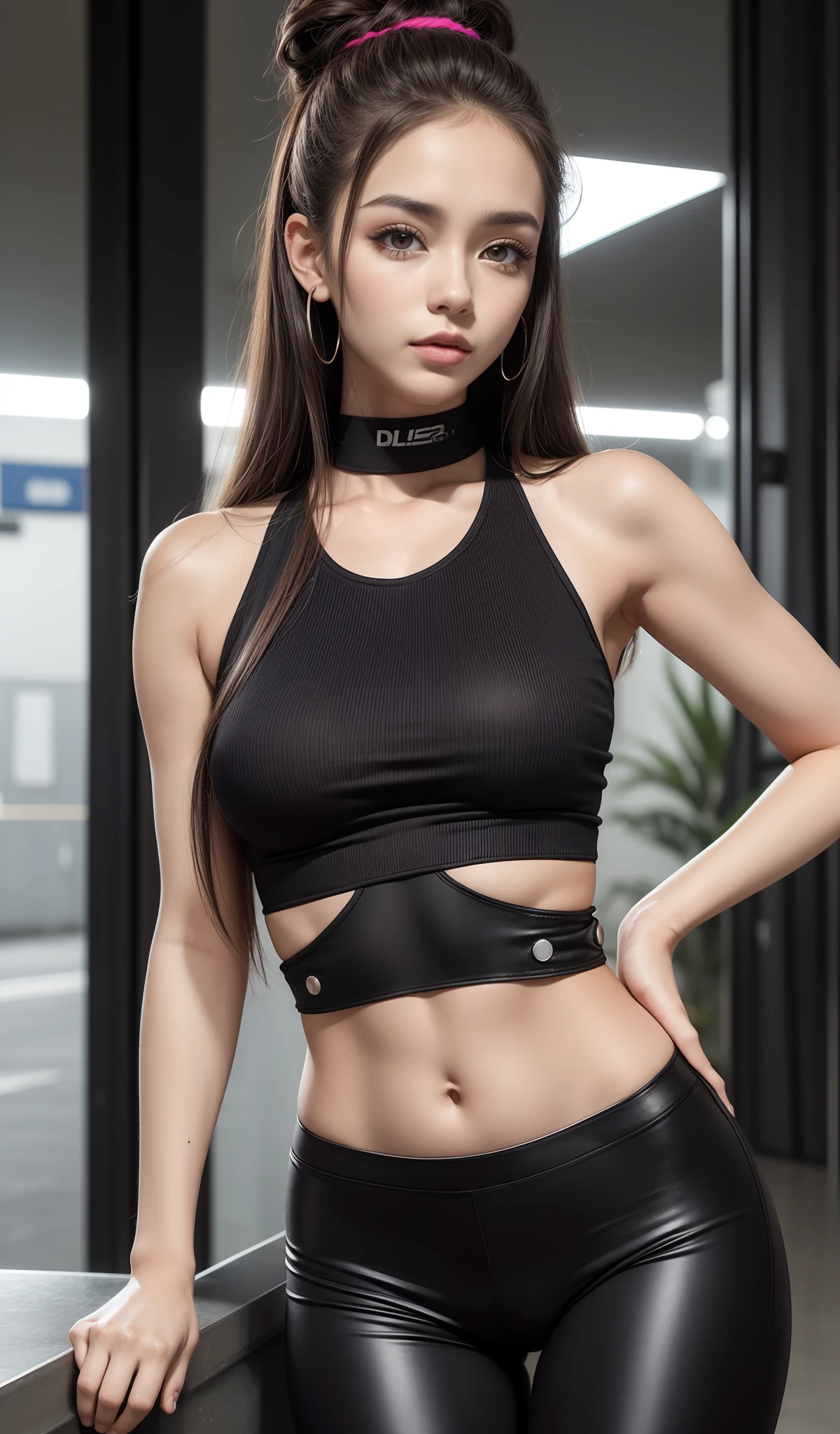 (actual, best quality, Very detailed, masterpiece). girlfriend, 1 girl, Beautiful woman, Sexy, Slim, Thin, , Tight clothing, Tempting.