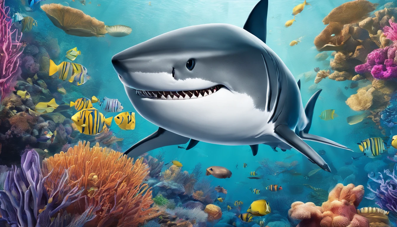 abyssal，the shark，The corals，highlight