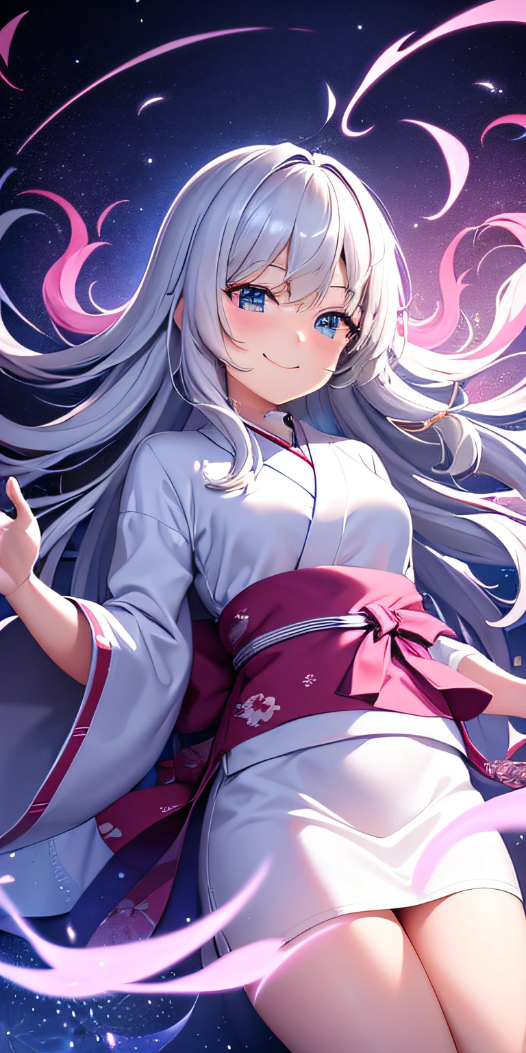 Shy smile