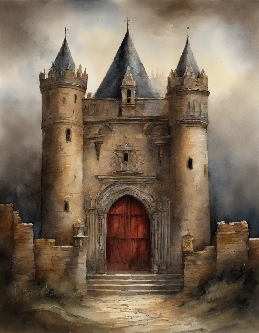 The scorching sun fades into the clouds,This mysterious manor is like being driven by some force,It sheds its barren face,Put on the glamorous tulle again。The old and dilapidated hall has been restored to its original appearance,The majestic ancient Cerberus sculpture resembles a faithful slave,Quietly guard the gate that leads to the depths of the castle。Midnight lightning and thunder roared, shouts were heard from the medieval cathedral, bare teeth, and bright red blood flowed from the cracks in the doors