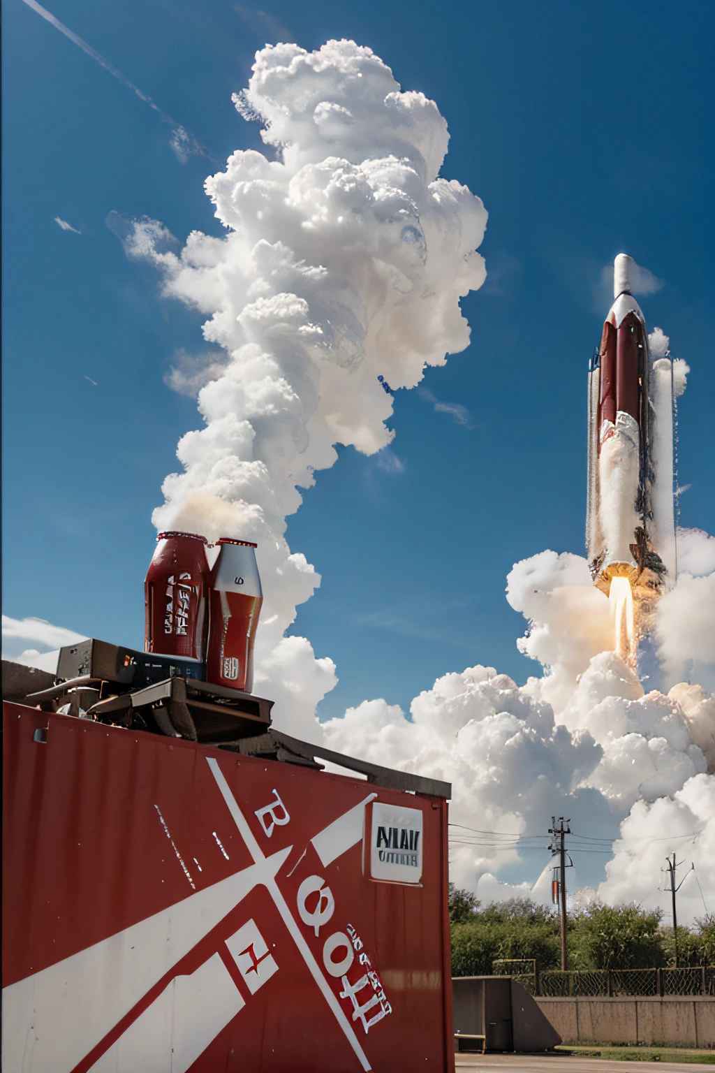 rockets,Heaven,Take a Coke