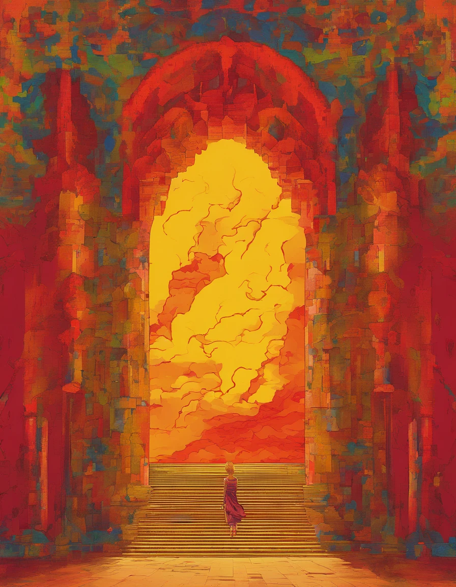 The scorching sun fades into the clouds,This mysterious manor is like being driven by some force,It sheds its barren face,Put on the glamorous tulle again。The old and dilapidated hall has been restored to its original appearance,The majestic ancient Cerberus sculpture resembles a faithful slave,Quietly guard the gate that leads to the depths of the castle。Midnight lightning and thunder roared, shouts were heard from the medieval cathedral, bare teeth, and bright red blood flowed from the cracks in the doors