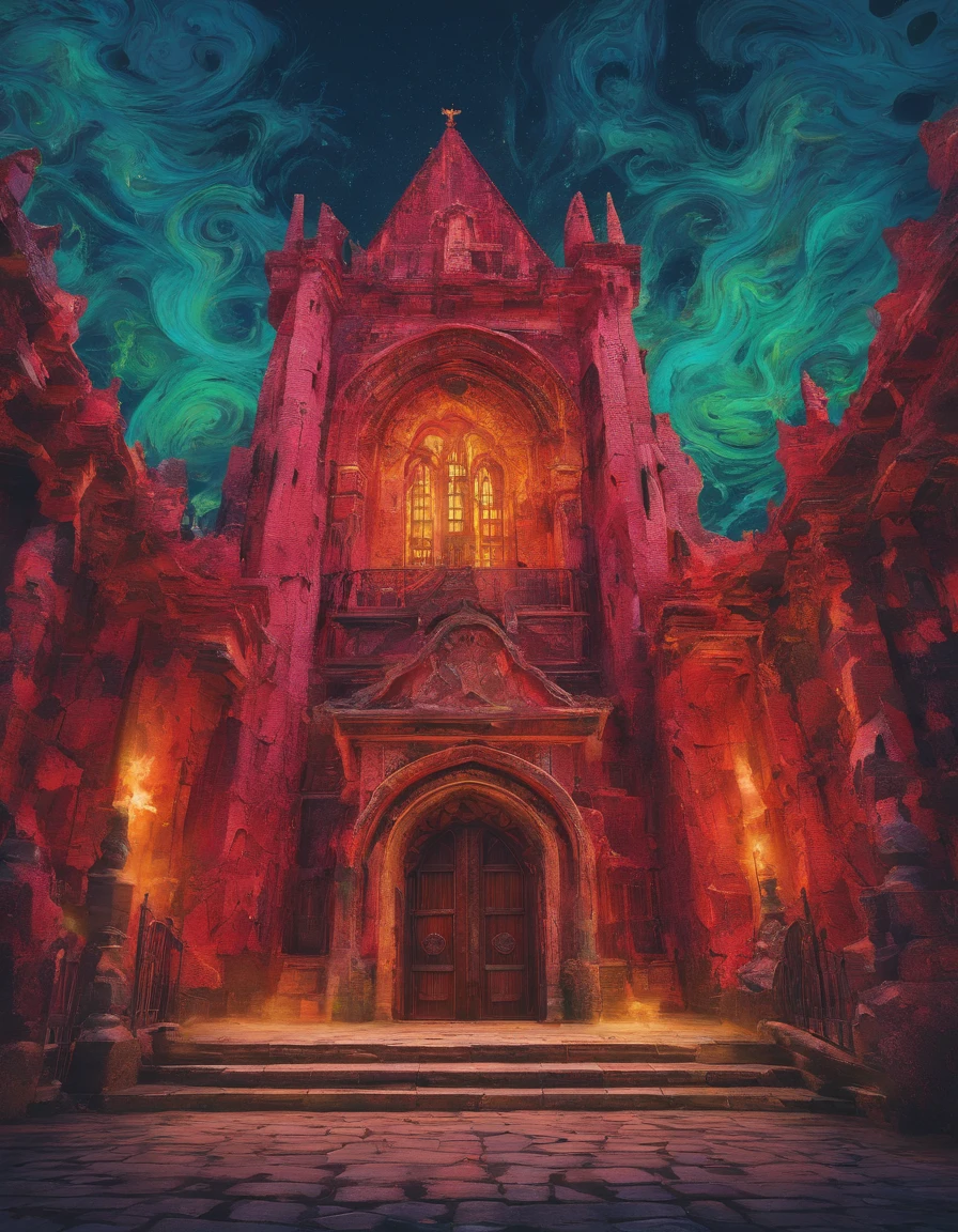 The scorching sun fades into the clouds,This mysterious manor is like being driven by some force,It sheds its barren face,Put on the glamorous tulle again。The old and dilapidated hall has been restored to its original appearance,The majestic ancient Cerberus sculpture resembles a faithful slave,Quietly guard the gate that leads to the depths of the castle。Midnight lightning and thunder roared, shouts were heard from the medieval cathedral, bare teeth, and bright red blood flowed from the cracks in the doors