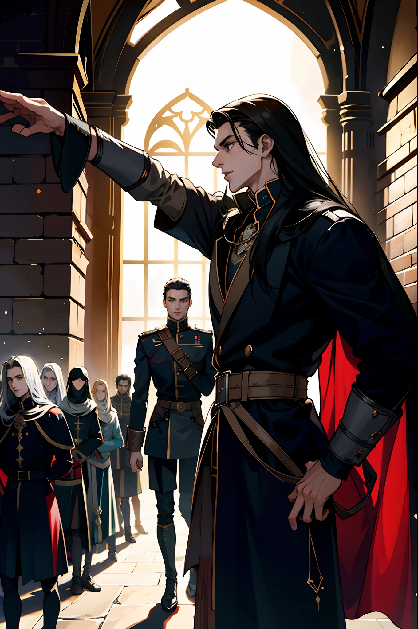 Castlevania Seigneur des Ombres Version marocaine du Seigneur Dracula menant des troupes armées de démons dans la grande ville marocaine hyper réaliste photo super détaillée photo réaliste super détaillée Photo réaliste Visages détaillés proportions correctes