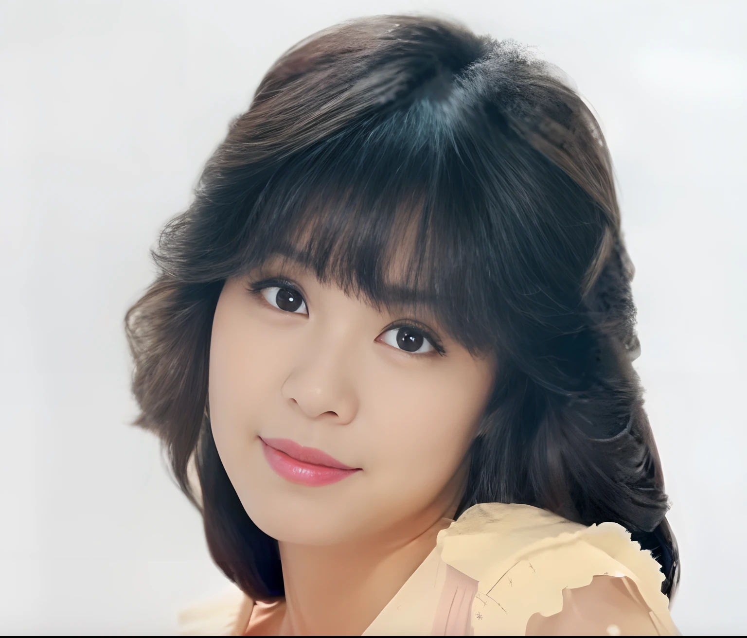 A smile、high-level image quality、16 K、hard disk、sleeveless clothes、a Pretty Japanese woman、pink clothing、18year old
