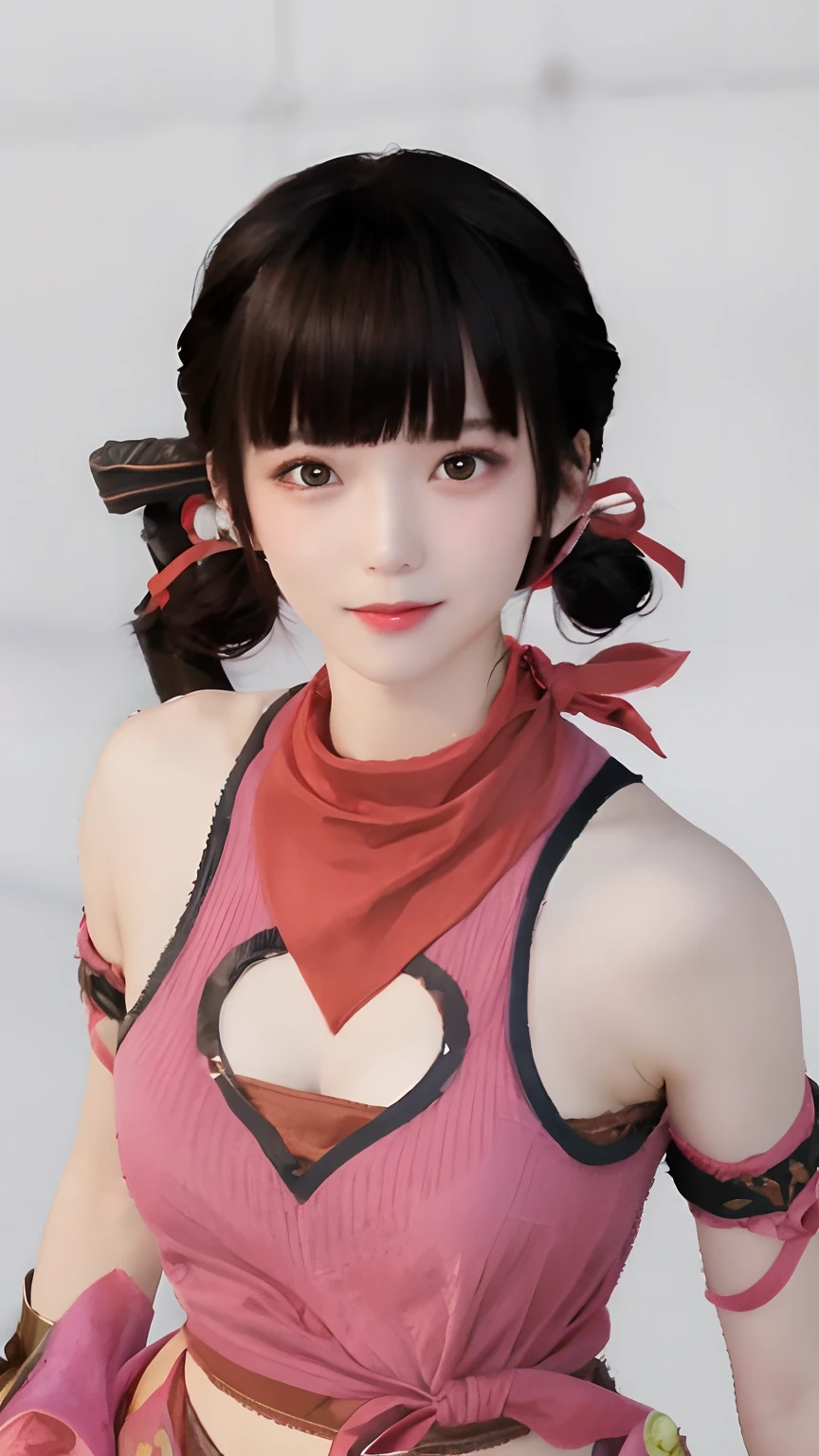 masutepiece, Best Quality, Illustration, Ultra-detailed, finely detail, hight resolution, 8K Wallpaper, Perfect dynamic composition, Beautiful detailed eyes, doress,Medium Hair, Big breasts, Natural Color Lip, Random and sexy poses,Smile,Aoyama Street Walk、20 years girl