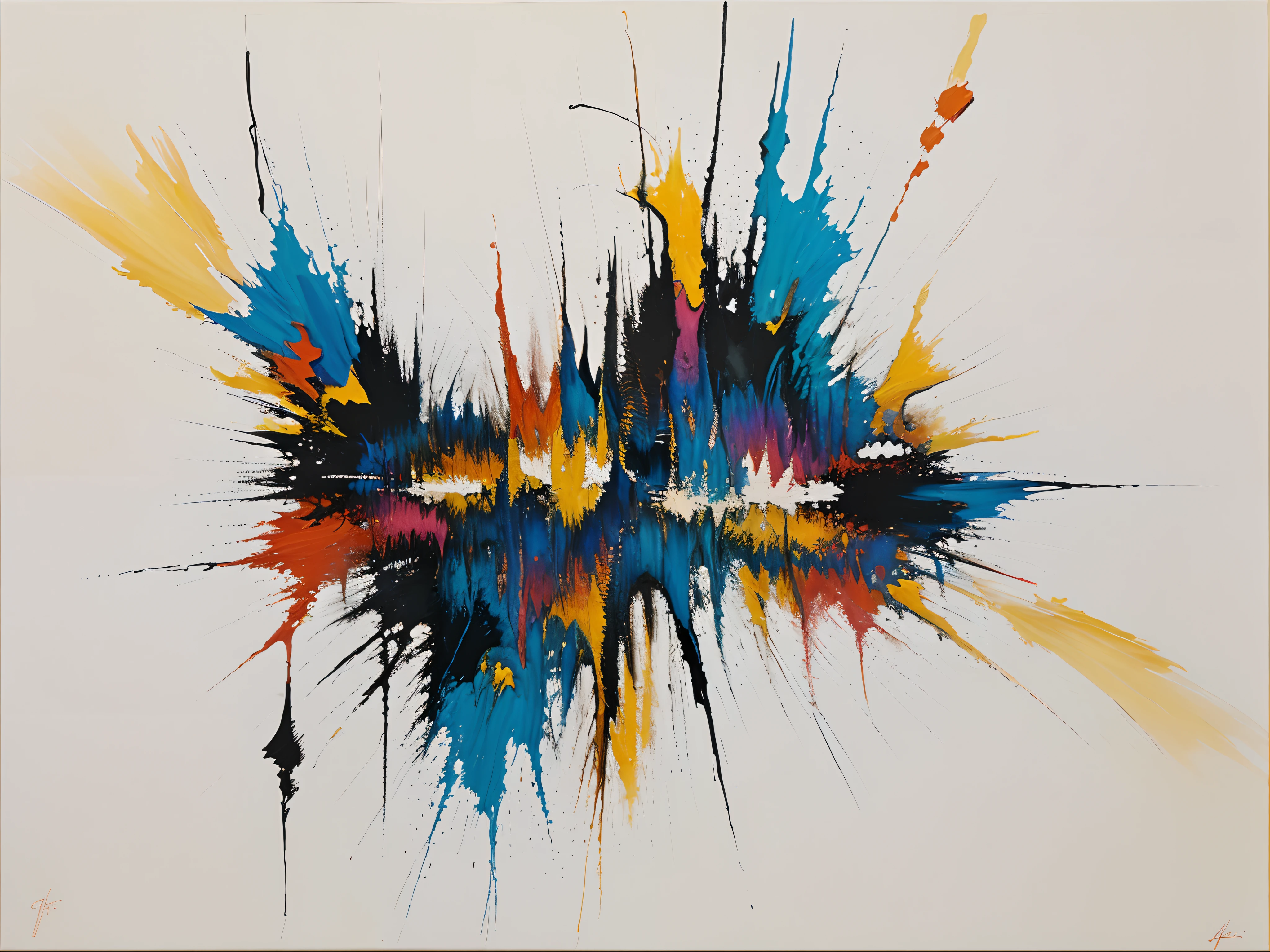 Abstract Expressionism: This style uses bold, gestural brushwork and vibrant colors to convey emotion and energy.