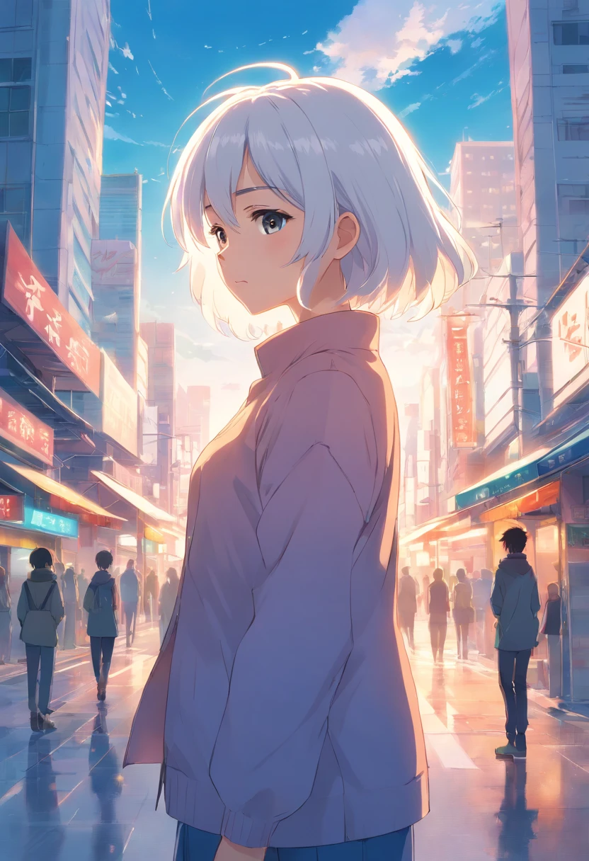 white hair