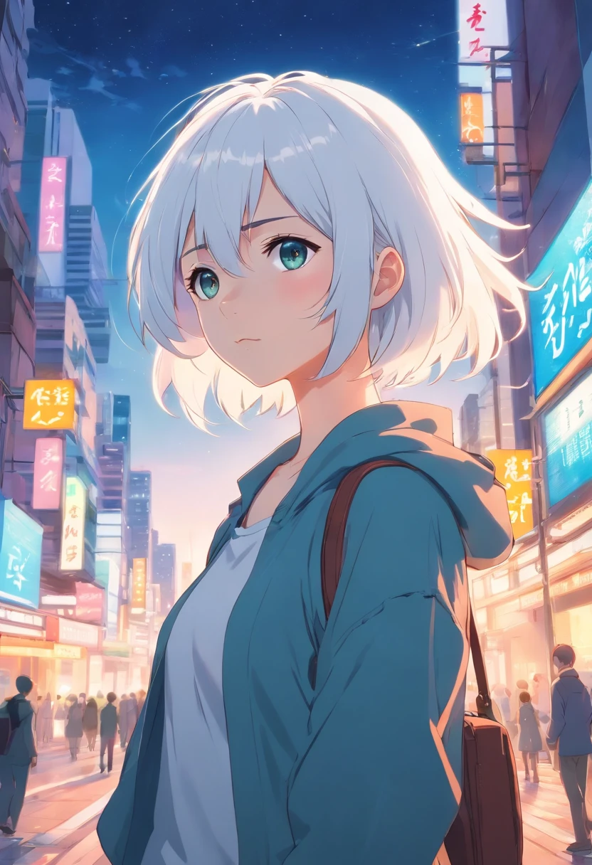 white  hair