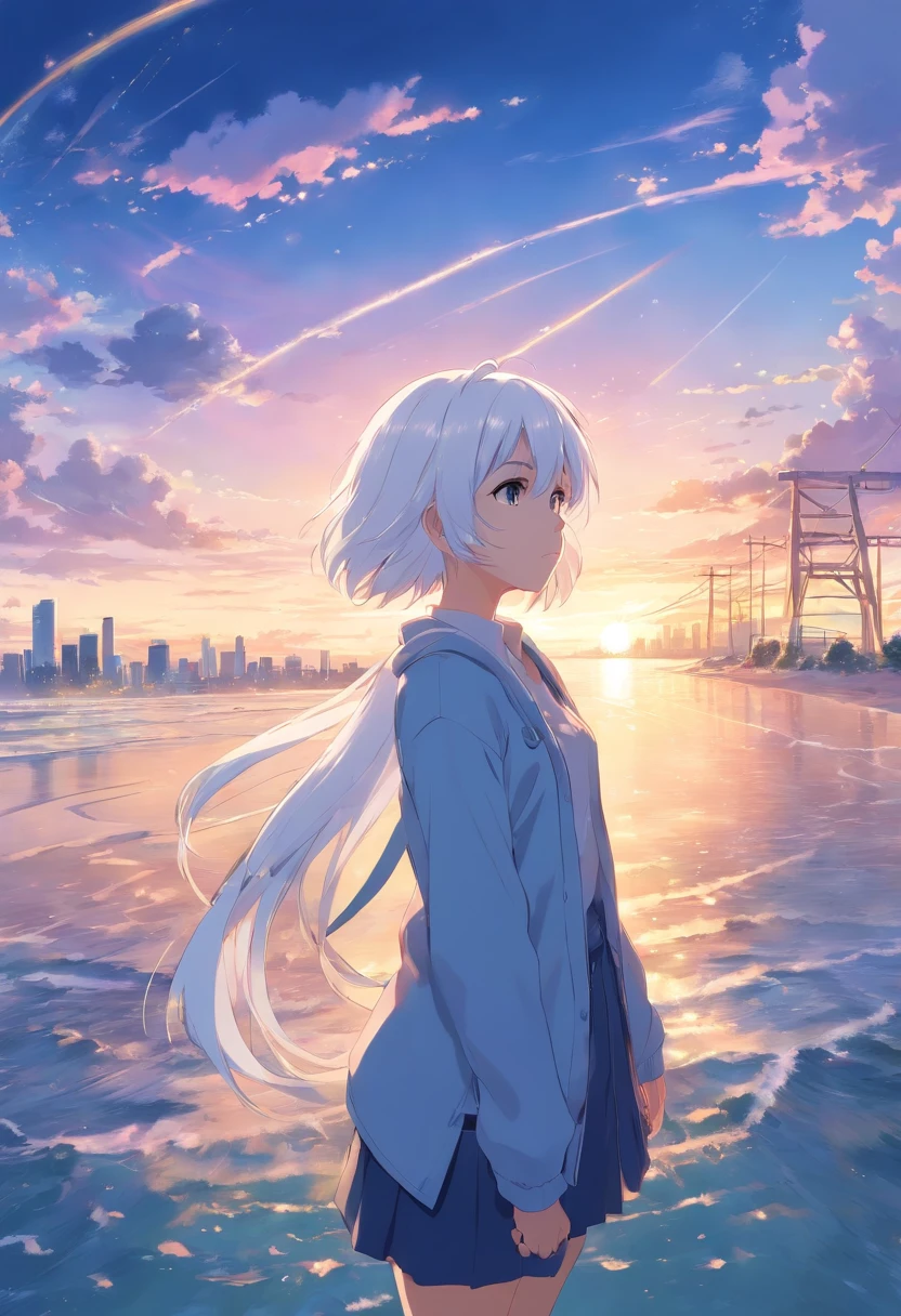 white hair