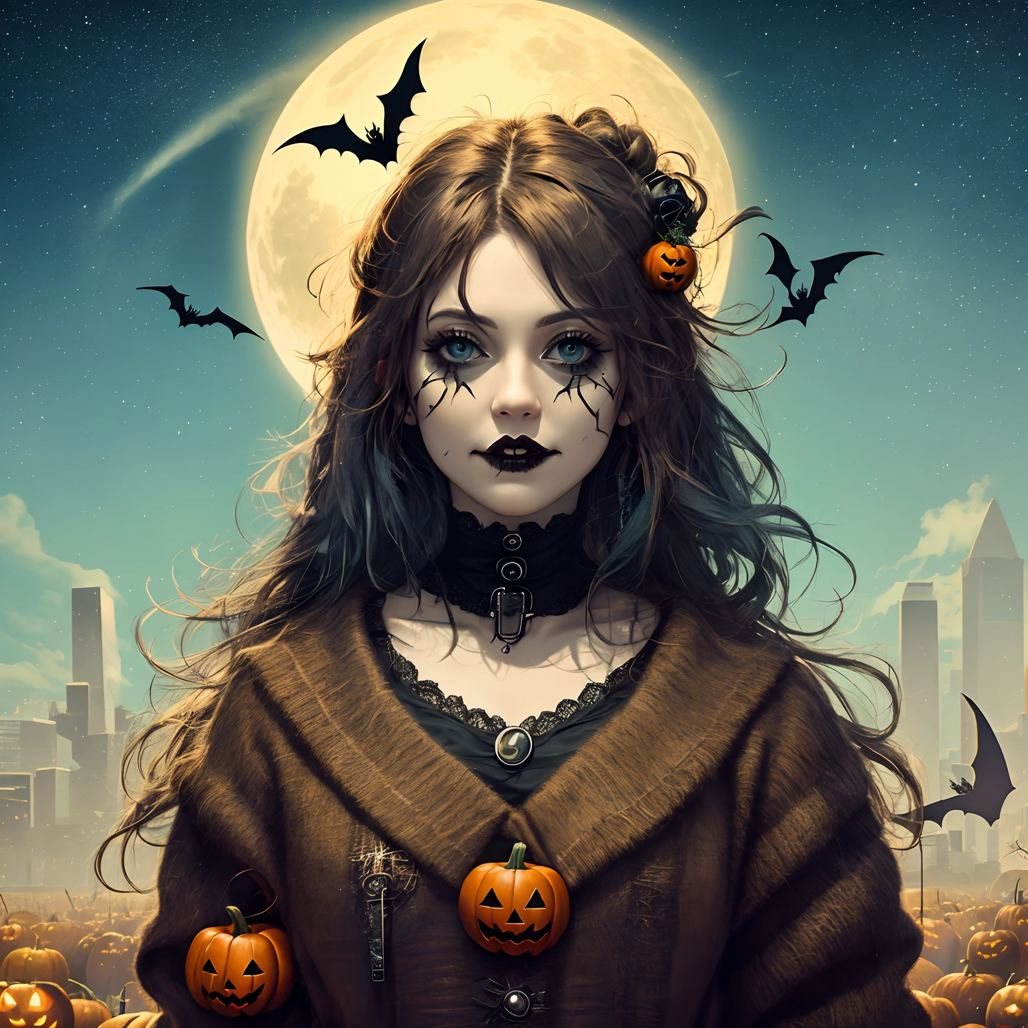 Halloween hintergrund mit Schriftzug "Photopoint"