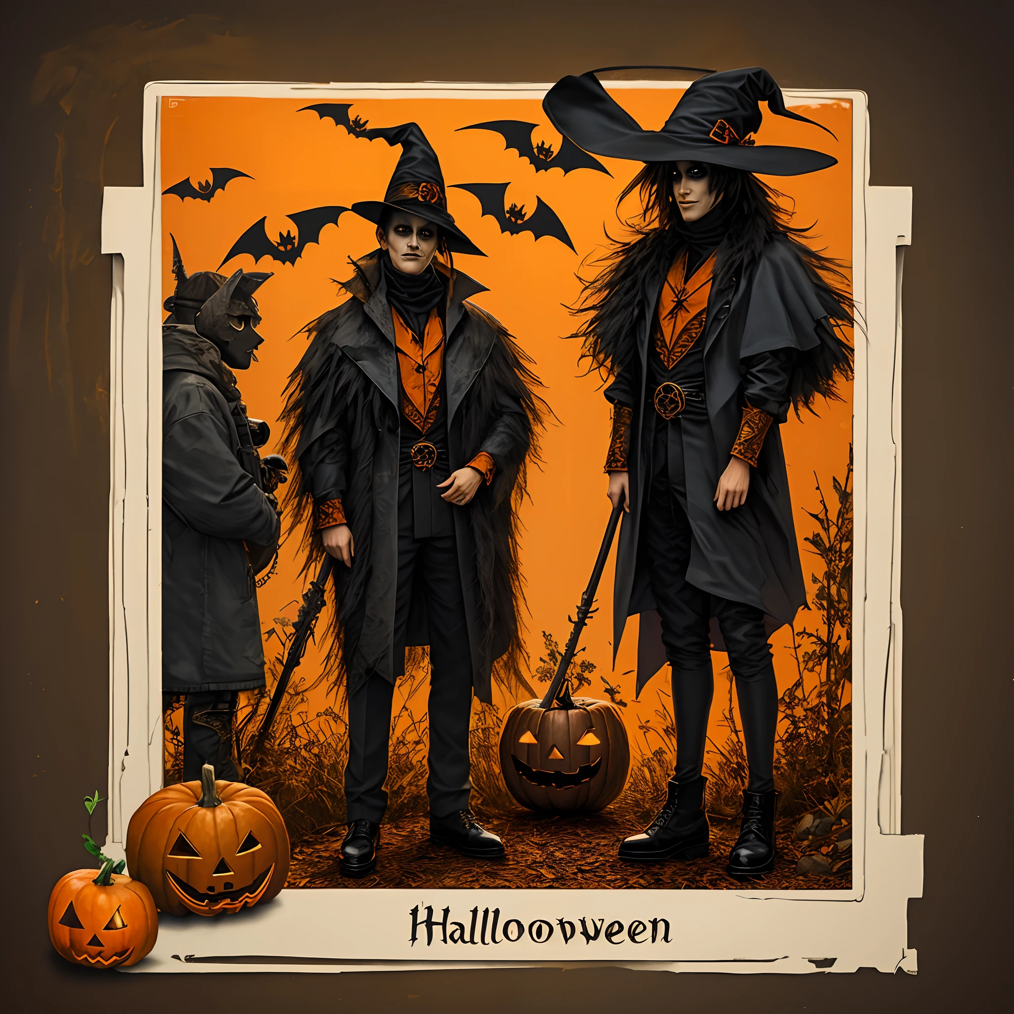 Halloween hintergrund mit Schriftzug "Photopoint"