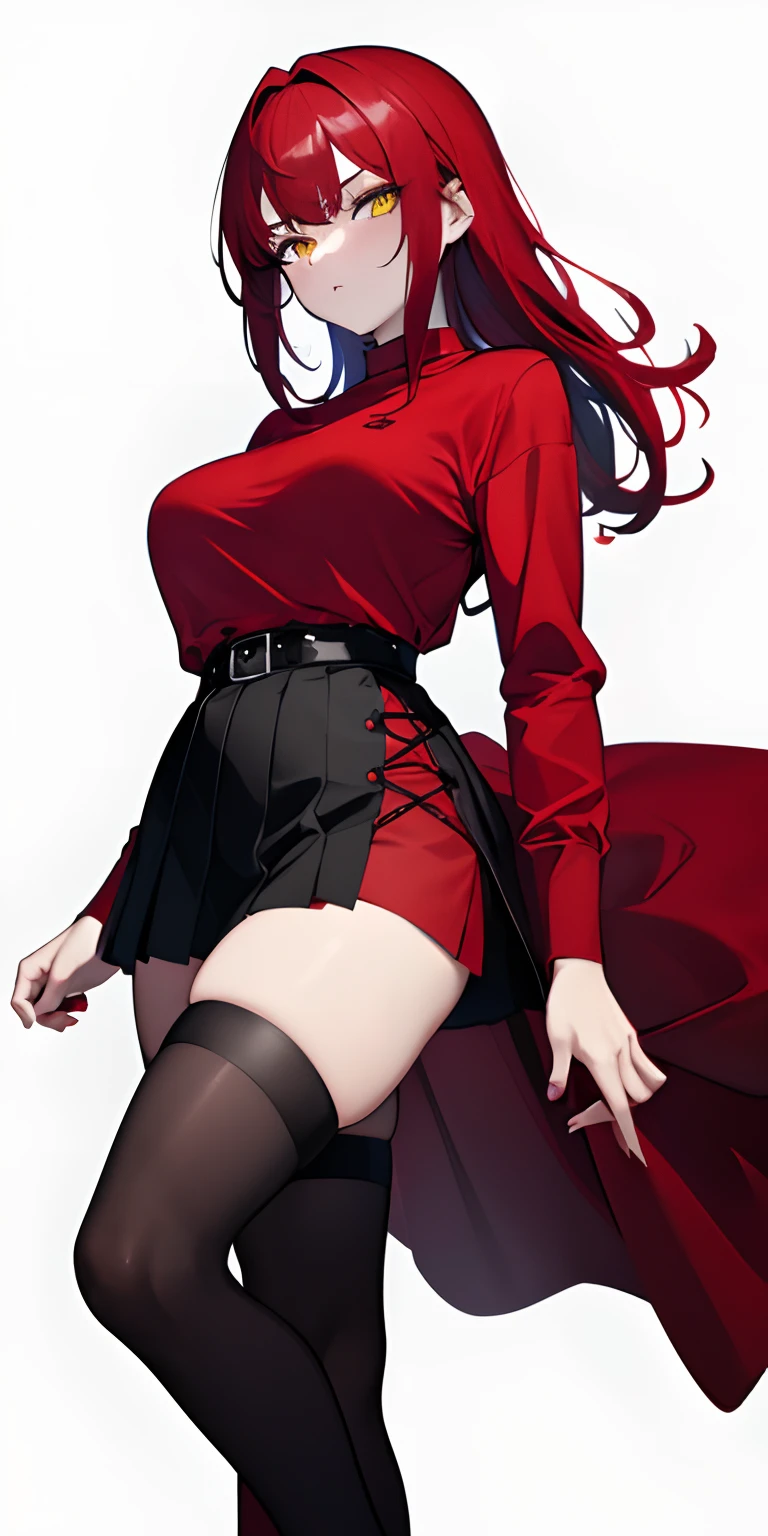 Highly detailed, High Quality, Masterpiece, beautiful, DisembodiedHead, 1girl, solo, red eyes, black hair, long hair, holding head, holding head, (masterpiece, best quality:1.2), solo, 1girl, psgscanty, (((red skin))), evil smile, looking at viewer, standing, confidence, arrogant, horns, v-shaped eyebrows, jacket, red necktie, skirt, skirt suit, belt, kneeling, (((bukkake))), (((cum on face))), cum on clothes, facial, running makeup , cum covered face, aroused, servicing male, holding , sticky, blushing , aroused, covered in cum, messy, multiple men, high heels, pleasure face, hand on legs, concept, oral, porn, fellatio, woman, sex, blowjob, hentai, blowjob, 1boy, from side,
