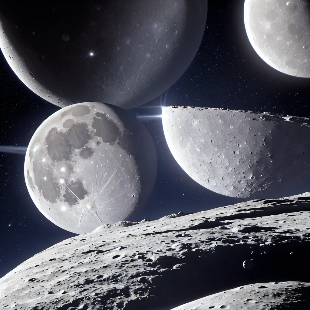 The orbital inclination of the Moon refers to the angle between the orbital plane of the Moon and the plane of the Earth's equator。According to my research,The orbital inclination of the Moon is about 5.145 degrees,This means that the orbital plane of the Moon is tilted eastward by about 5 relative to the Earth's equatorial plane.145 degrees。This inclination has an important effect on the movement of the Moon and the tides of the Earth