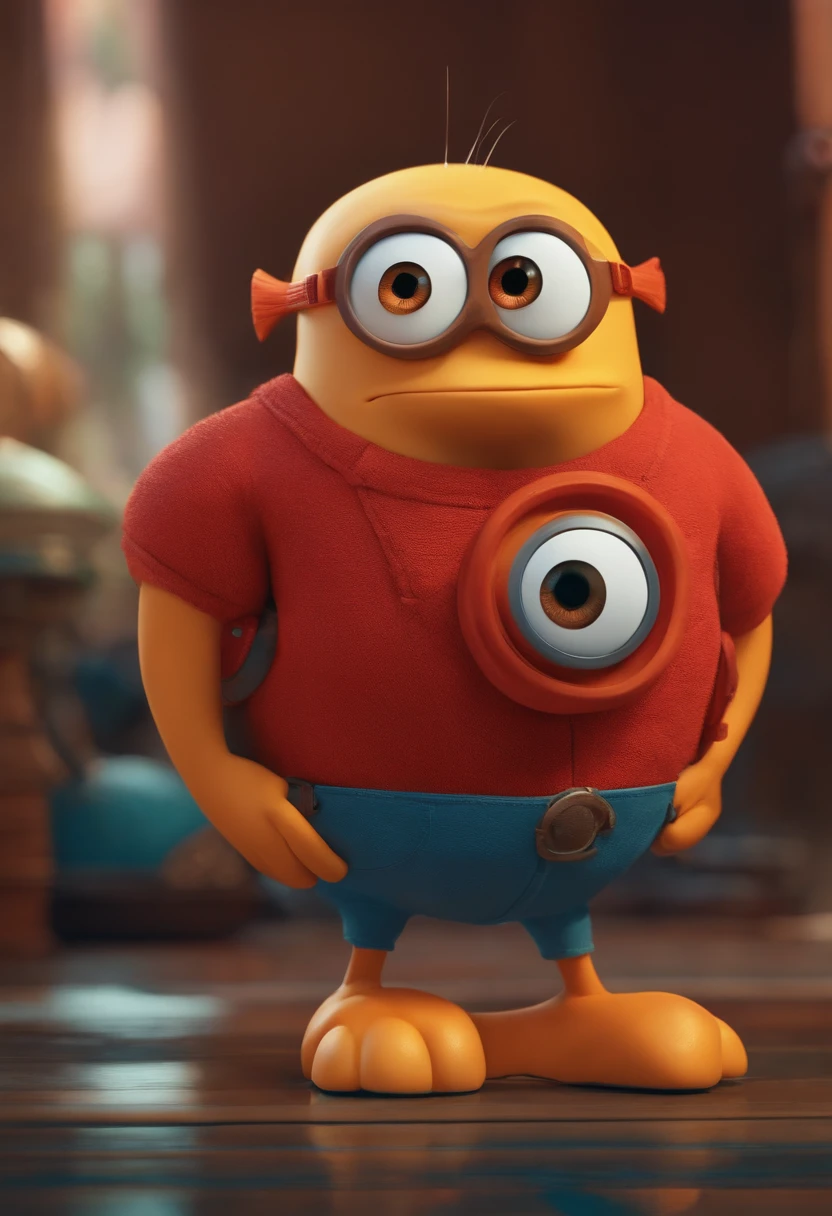 Criar um personagem no estilo pixar dentro de um jaleco. personagem morena
