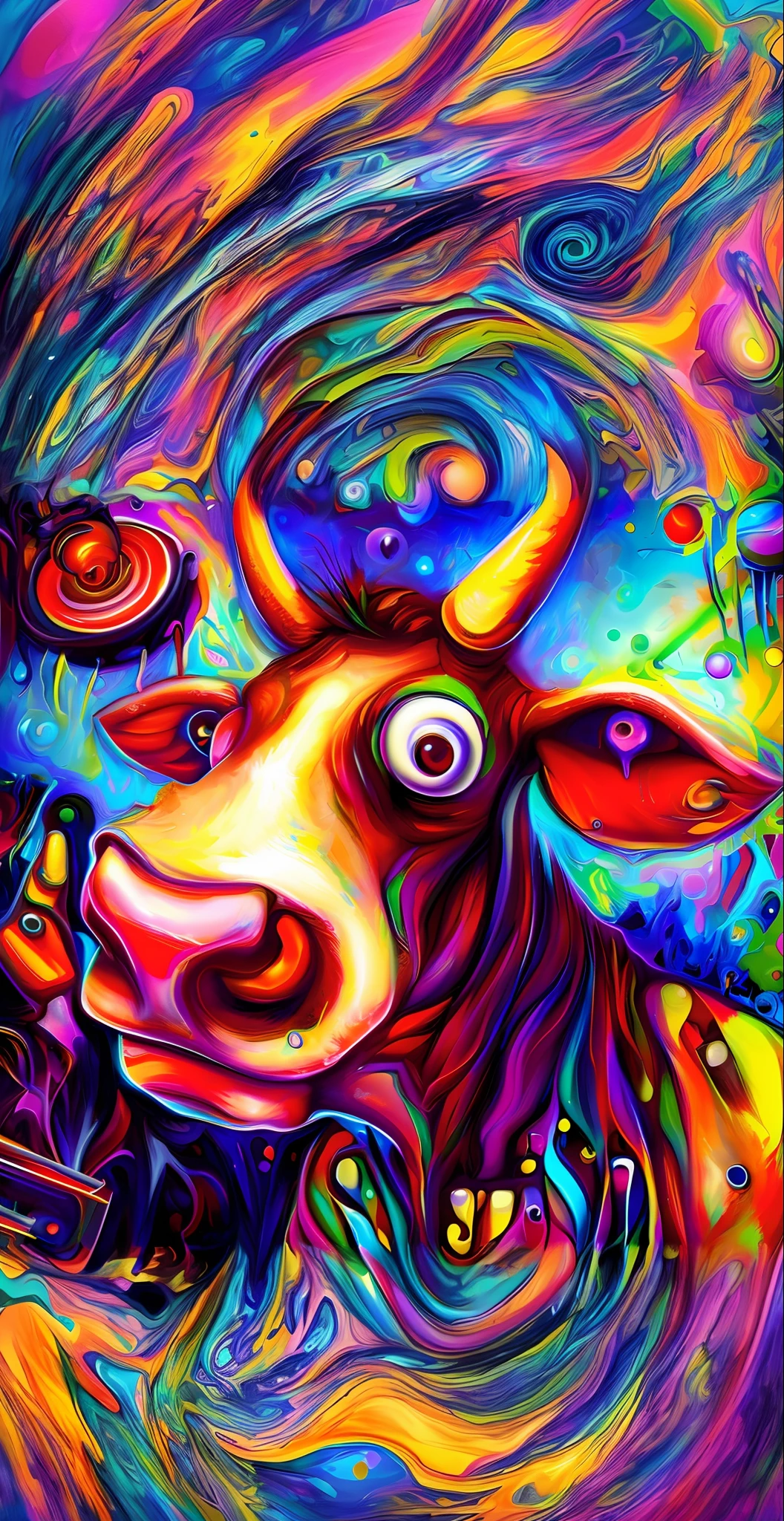 abstract psychedelic cloud