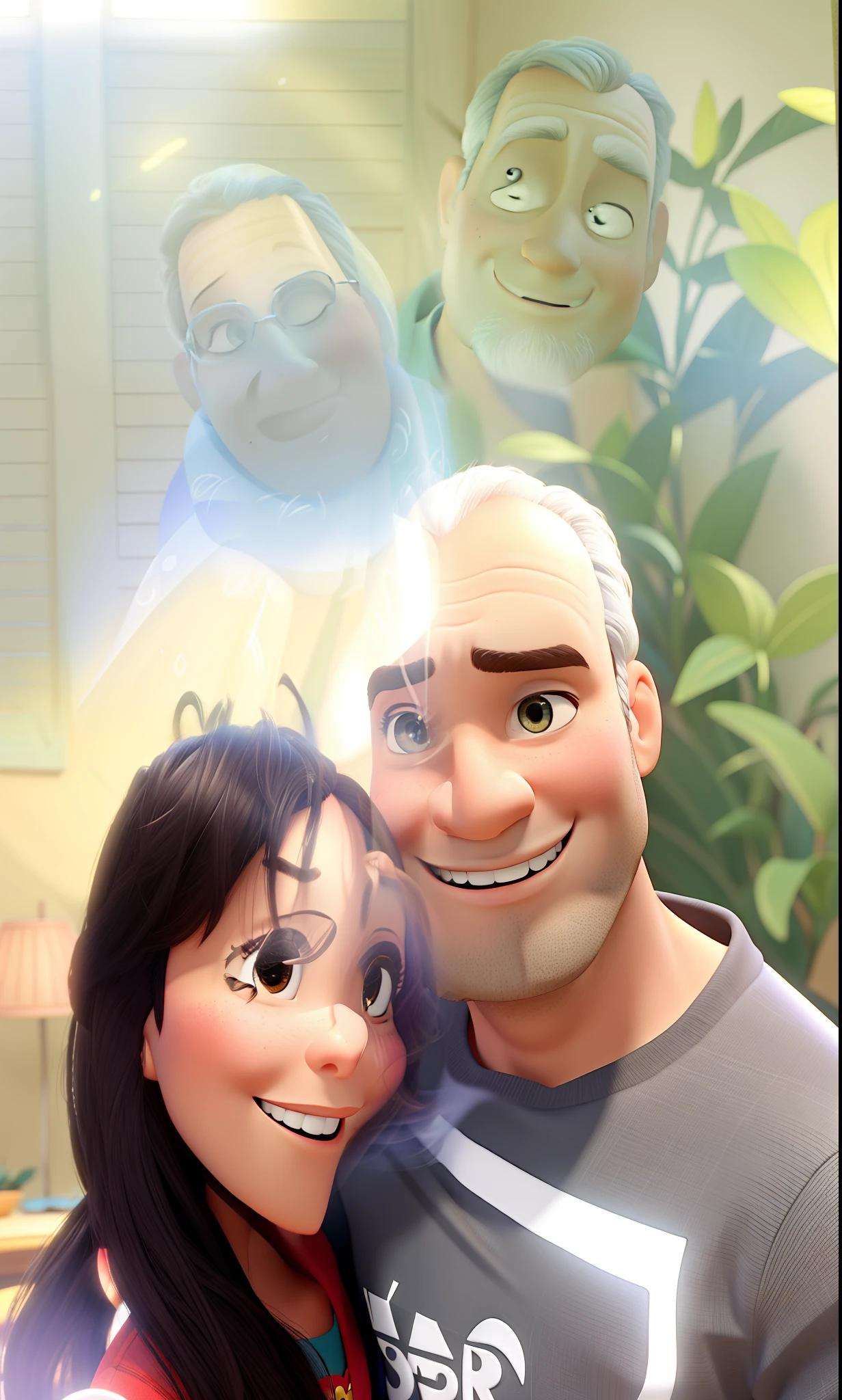 Estilo Pixar, alta qualidade