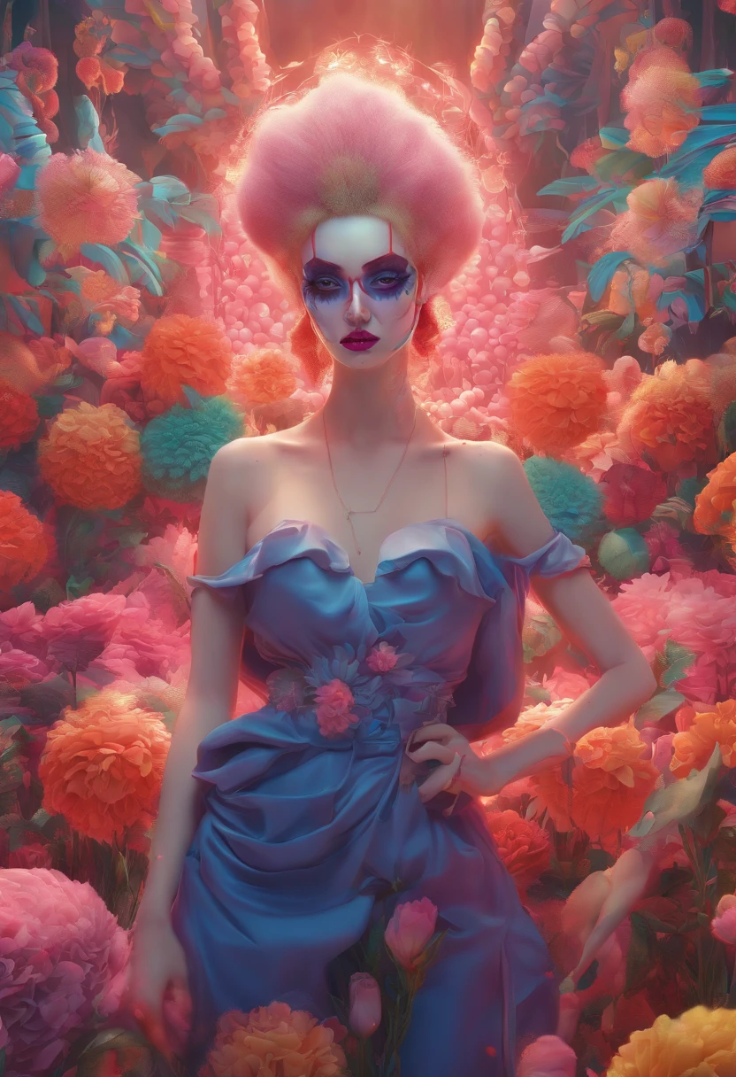 casey weldon (casey weldon) Surrealist art skull clown demon concept art portrait, Olga Kvasha, Miho Hirano, super-fine、Intricate Gothic Art Trends Art Station Ternary Colors Unreal Engine 5 Detailed matte painting, deep colour, Fantastical, intricately details, Splash screen, Complementary colors, fantasy concept art, 8K resolution, gothic deviantart masterpiece . Very high resolution detail, Photogram, Realism is pushed to the extreme, Fine texture, true to life,((jocker))