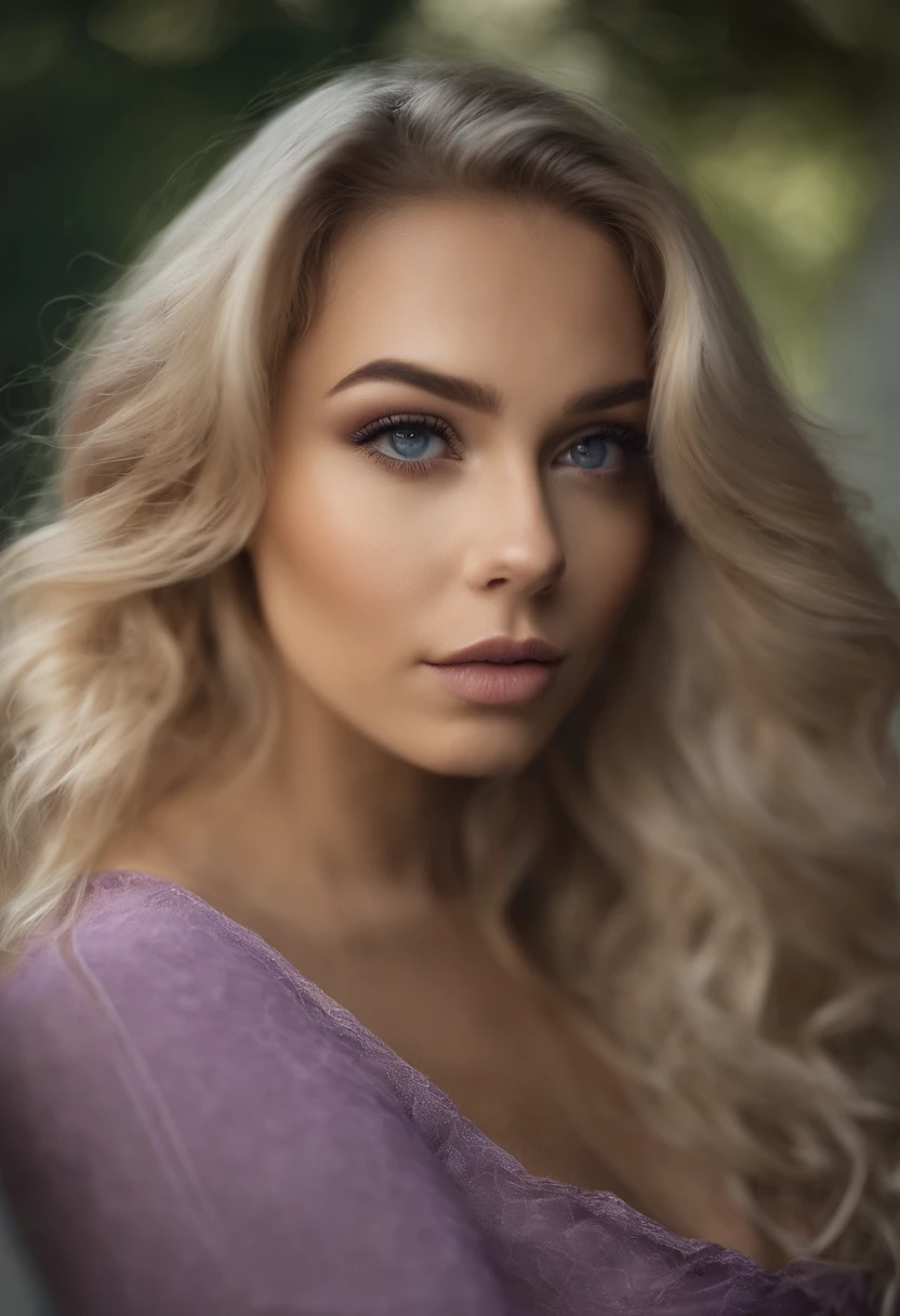 Femme Arafed complètement , fille sexy aux yeux bleus, ultra réaliste, Méticuleusement détaillé, Portrait Sophie Mudd, cheveux blonds et grands yeux, Selfie d’une jeune femme, Yeux de chambre, Violet Myers, sans maquillage, maquillage naturel, Regarder directement la caméra, Visage avec Artgram, Maquillage subtil, Superbe photo du corps entier agenouillée sur le lit, en club, Buste de grande taille