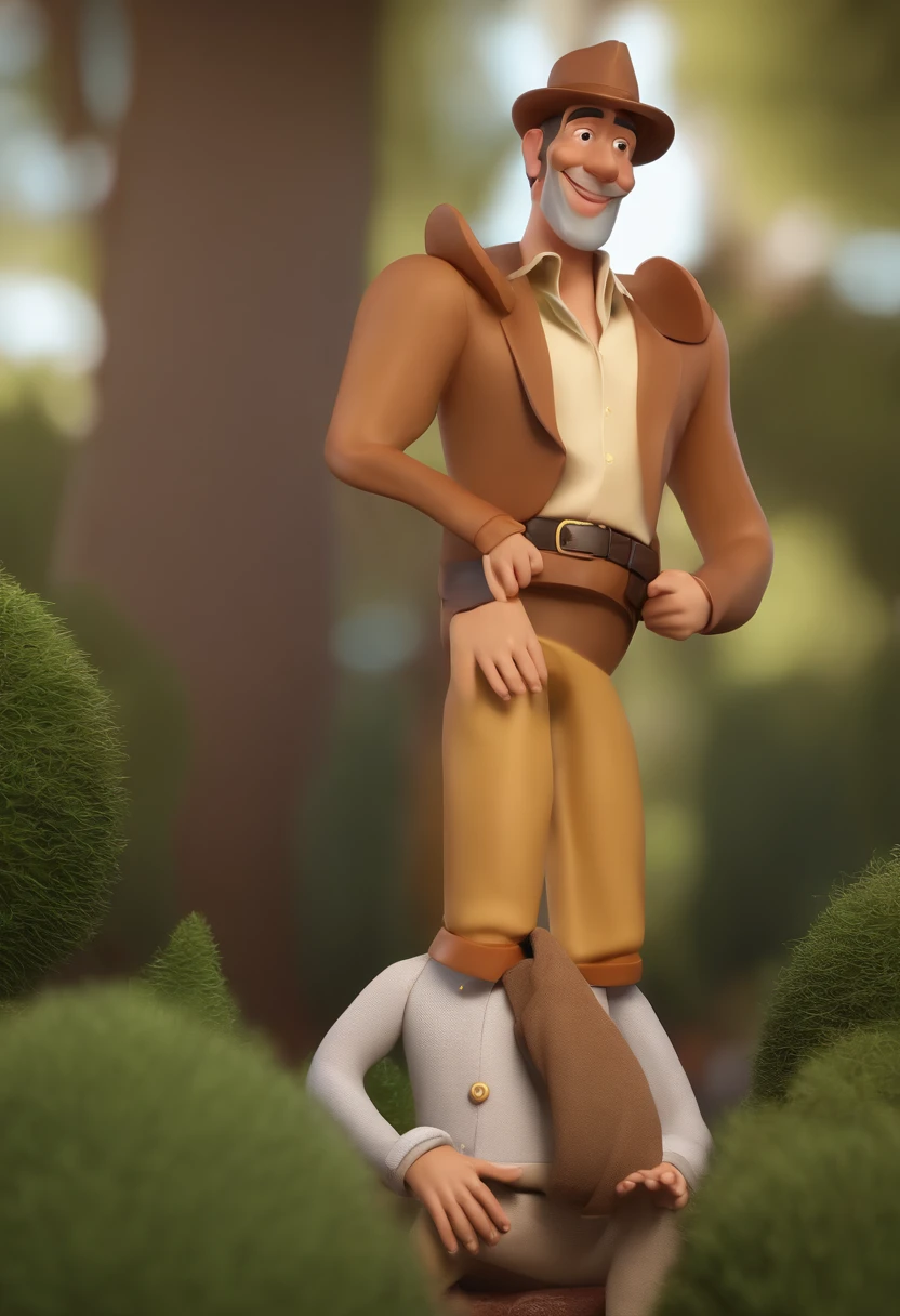 personagem dos desenhos animados de do presidente Lula Silva do Brasil, animation character, Caractere estilizado, animation style rendering, 3D estilizado, Arnold Maya render, 3 d render stylized, toon render keyshot, Personagem 3D, Personagem 3D, 3d rendering stylized, 3 d character render, personagem de desenho animado, Personagem de close up, Pose de personagem, (Estilo Pixar) (master part:1.2) (Bokeh) (best quality) (pele detalhada) (textura detalhada) (8k) (argila) (Cinematic lighting) (foco nítido