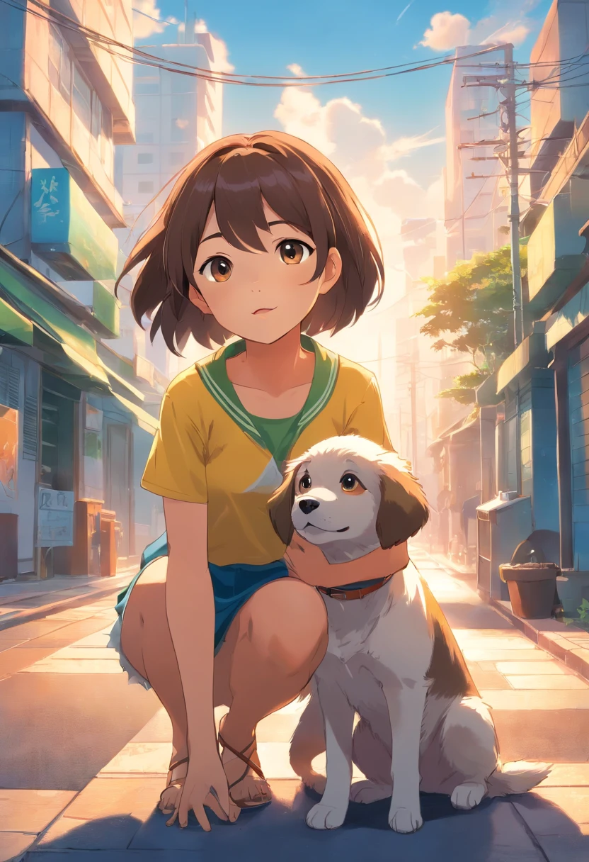 A female brazilian puppy with dog