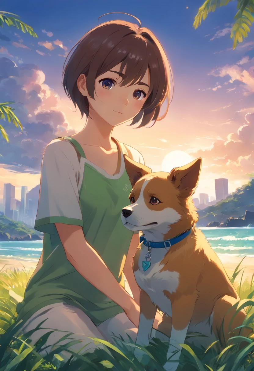 A female brazilian puppy with dog