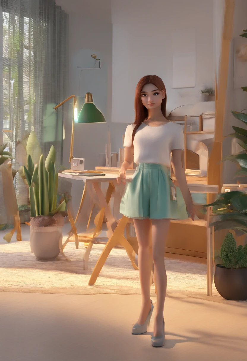 best quality, master part, fotorrealista, extremamente detalhado CG unidade 8k papel de parede, Chibi,1girl, Elsa,sozinho, cheio_corpo, sorrir, Olhando_em_visualizador, ao ar livre,