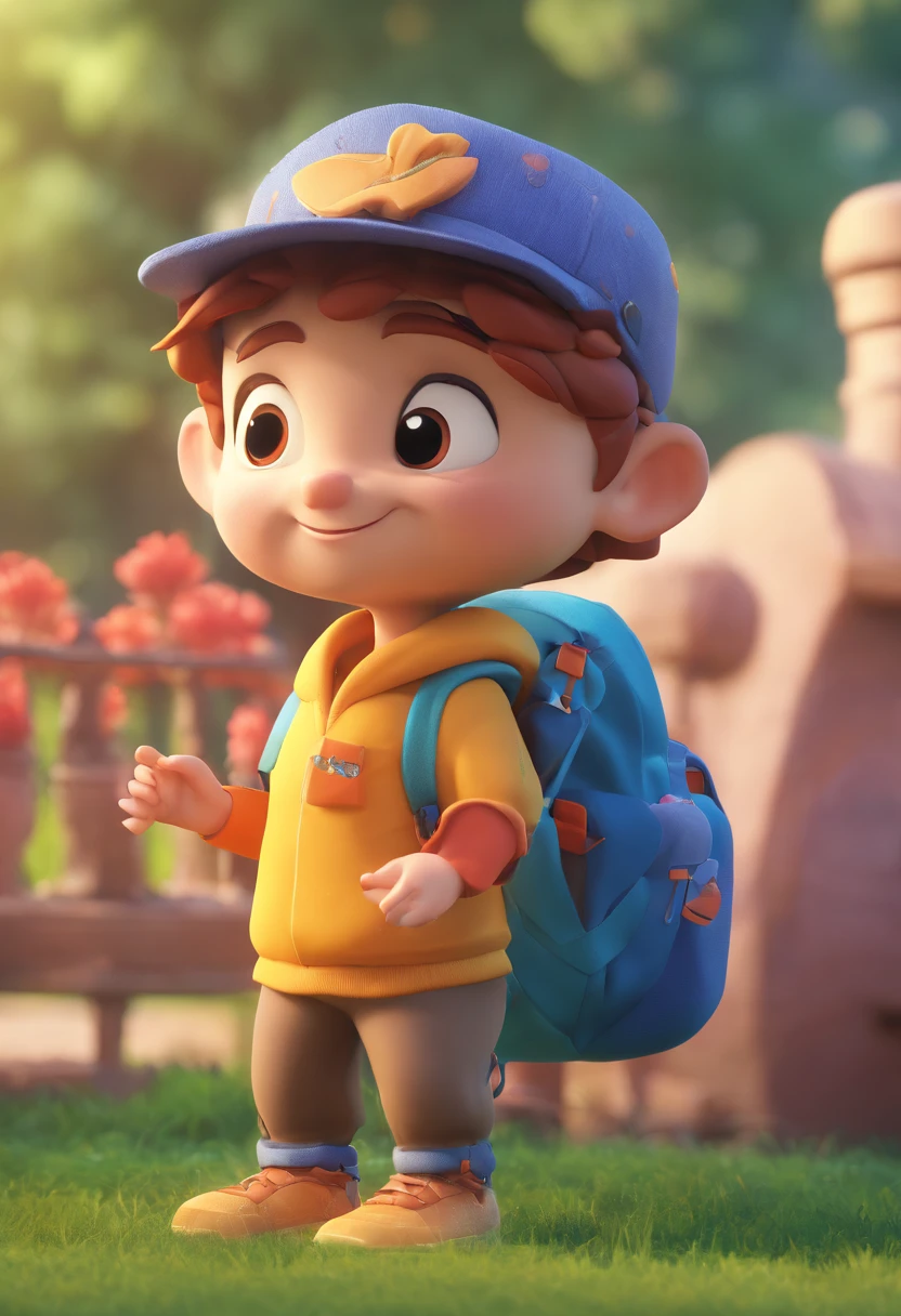 personagem dos desenhos animados de um homem de cavanhaque de camisa azul, animation character, Caractere estilizado, animation style rendering, 3D estilizado, Arnold Maya render, 3 d render stylized, toon render keyshot, Personagem 3D, Personagem 3D, 3d rendering stylized, 3 d character render, personagem de desenho animado, Personagem de close up, Pose de personagem, (Estilo Pixar) (master part:1.2) (Bokeh) (best quality) (pele parda) (textura detalhada) (80k) (argila) (Cinematic lighting) (foco nítido