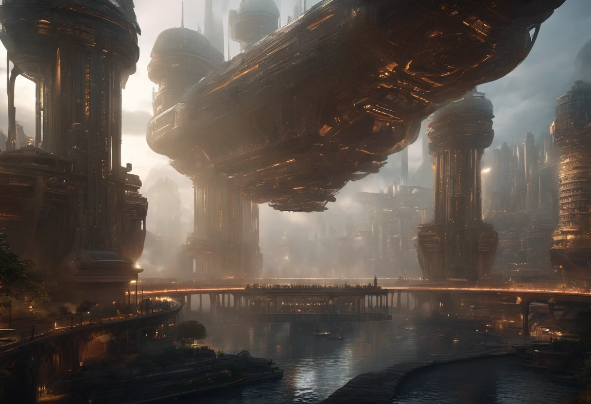 machine civilization,sophiscated structure body compound,techinical extravegant made-up,unique power system,city show up