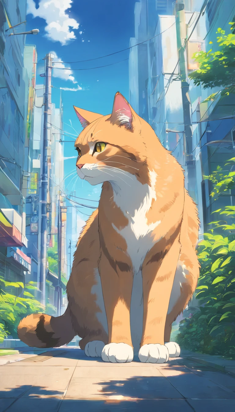 Huge cat