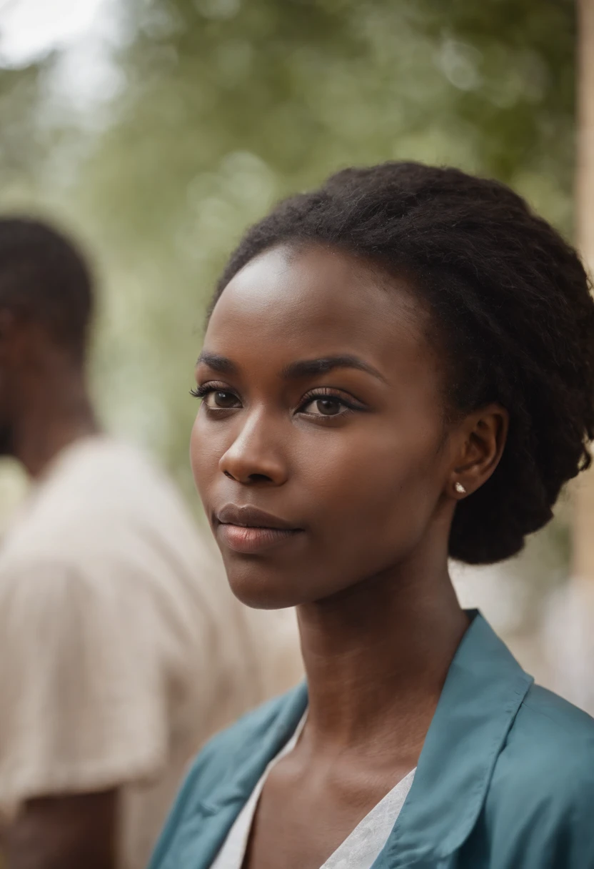 Female, African, Doctor, Attending