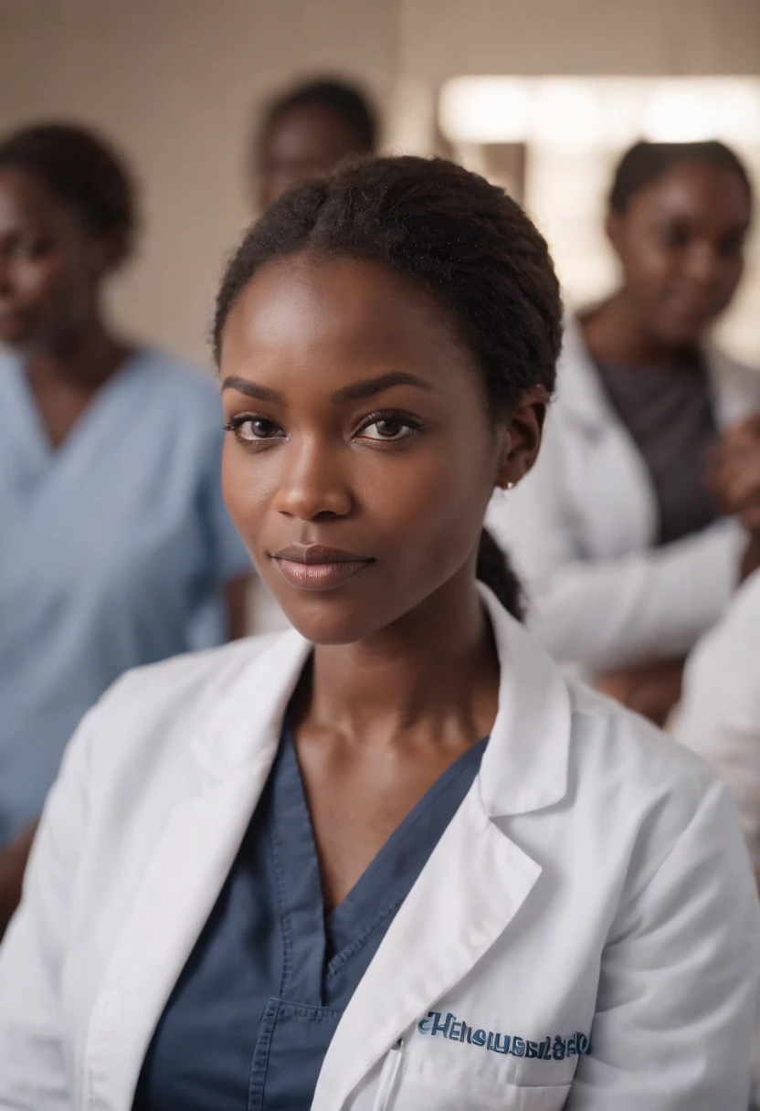 Female, African, Doctor, Attending