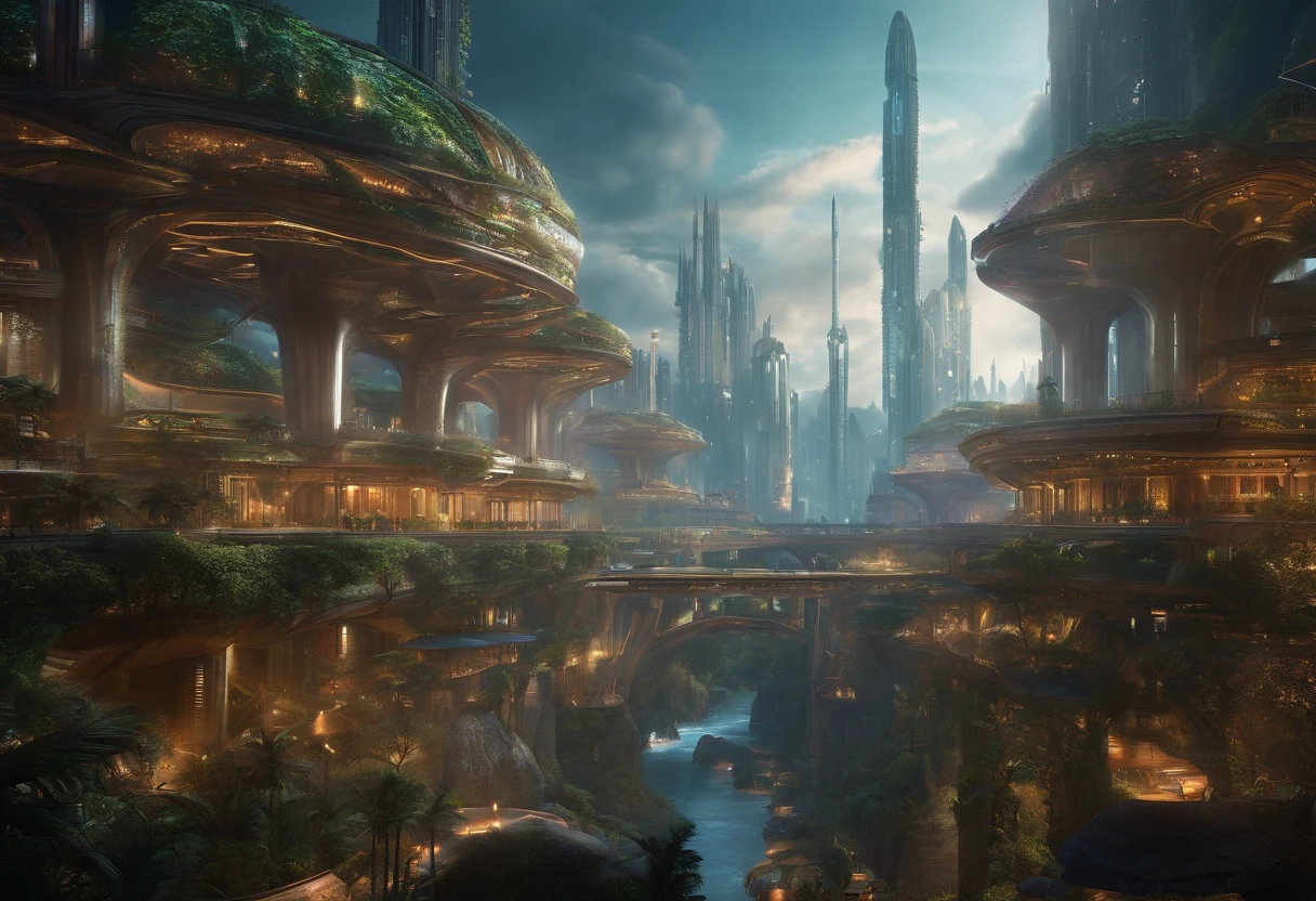 machine&organic created civilization,sophiscated structure body compound,techinical extravegant made-up,unique power system,city show up