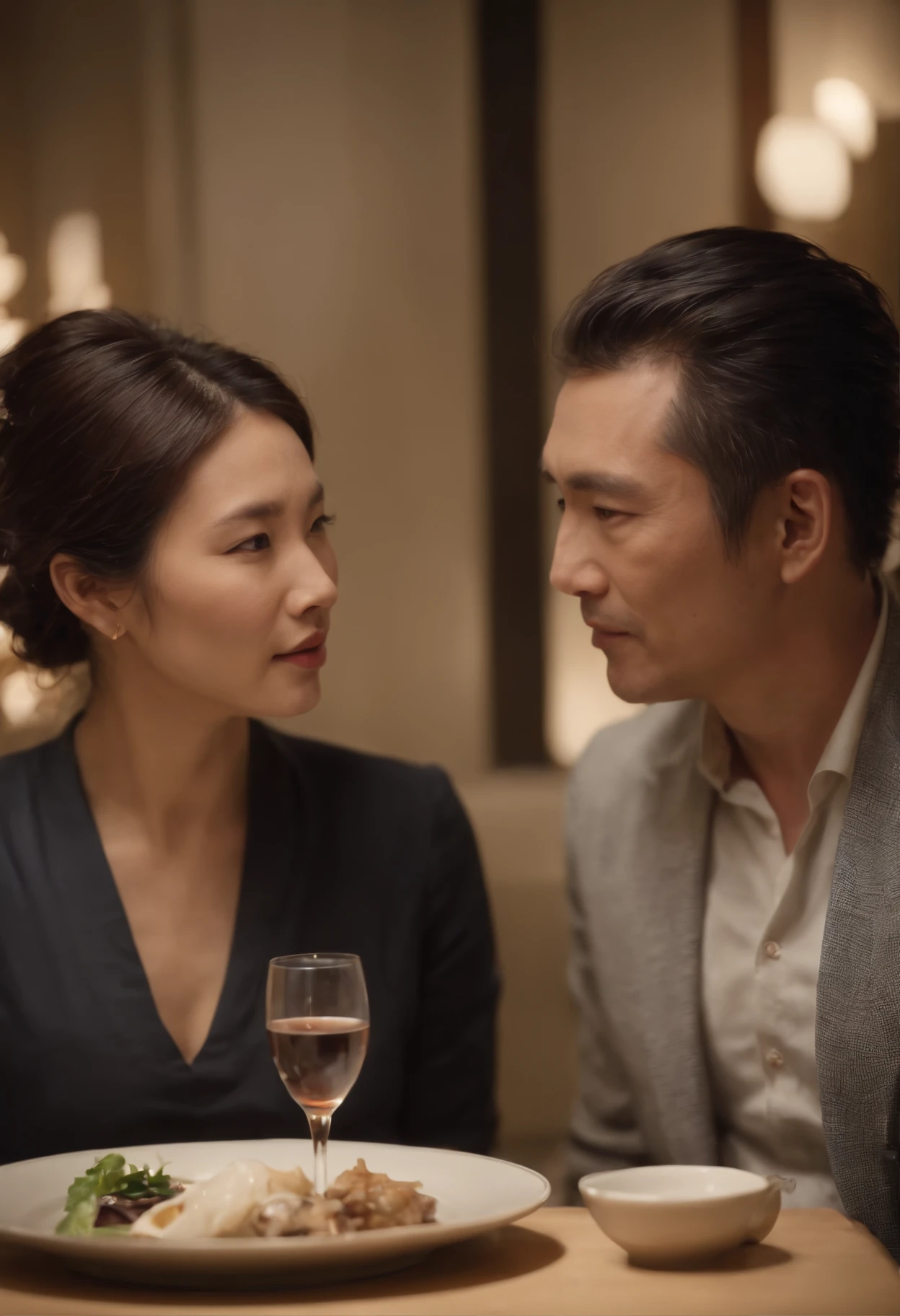 40-year-old male and female,Dining,japanes,Lovers