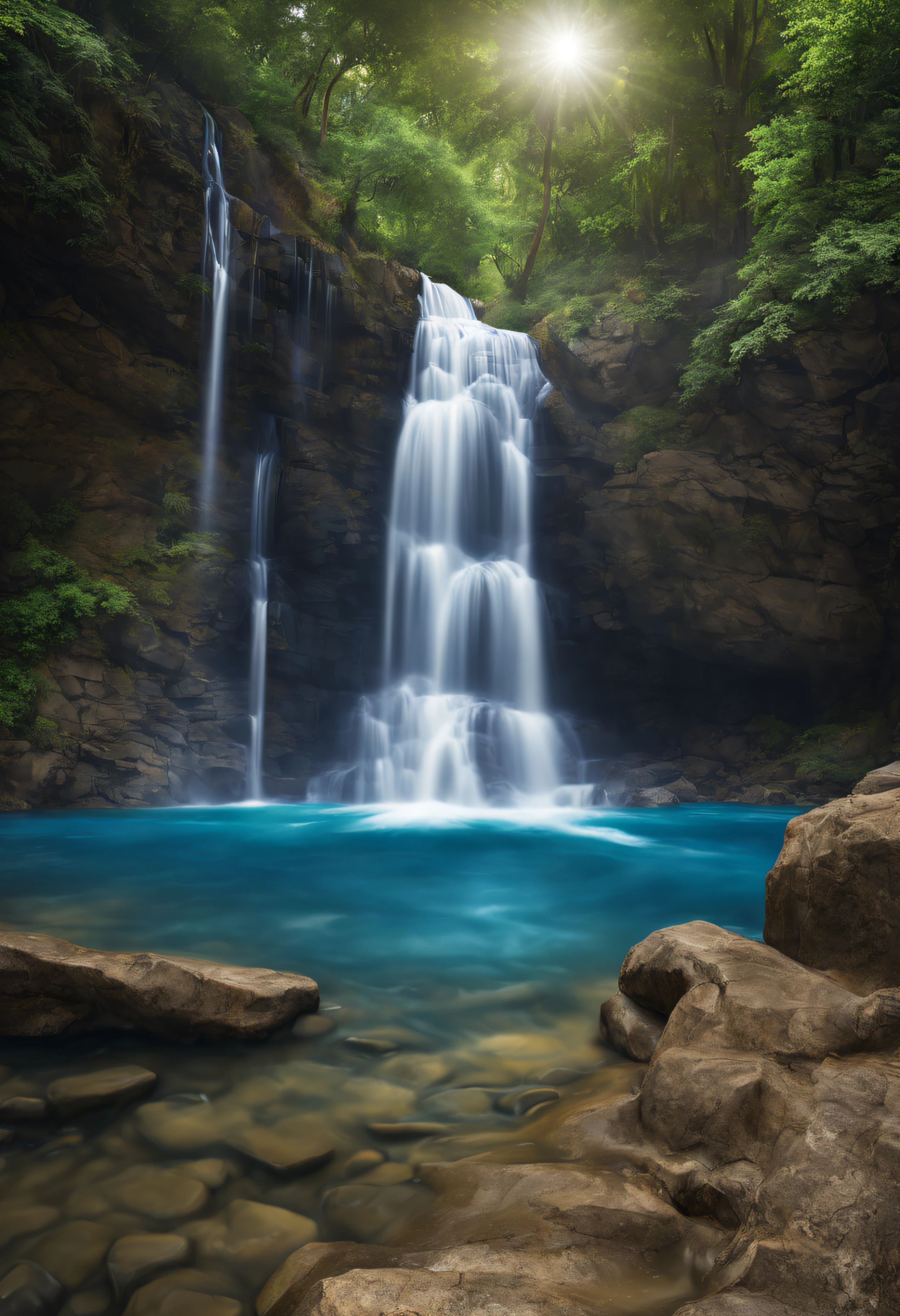 CACHOEIRA, BLUE WATERS, MELHOR QUALIDADE, REALISTA