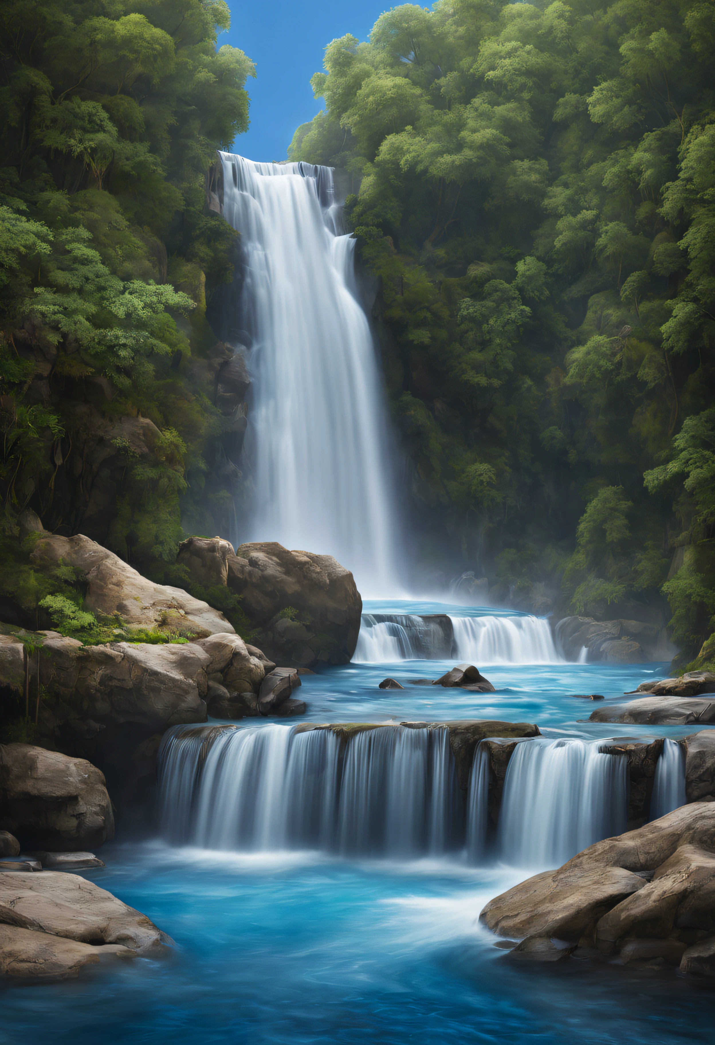 CACHOEIRA, BLUE WATERS, MELHOR QUALIDADE, REALISTA