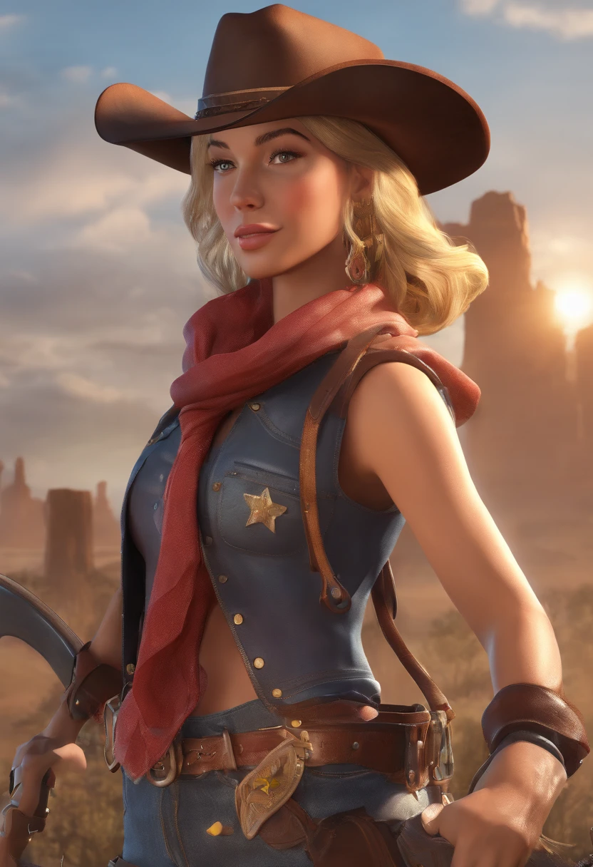 A cowboy girl