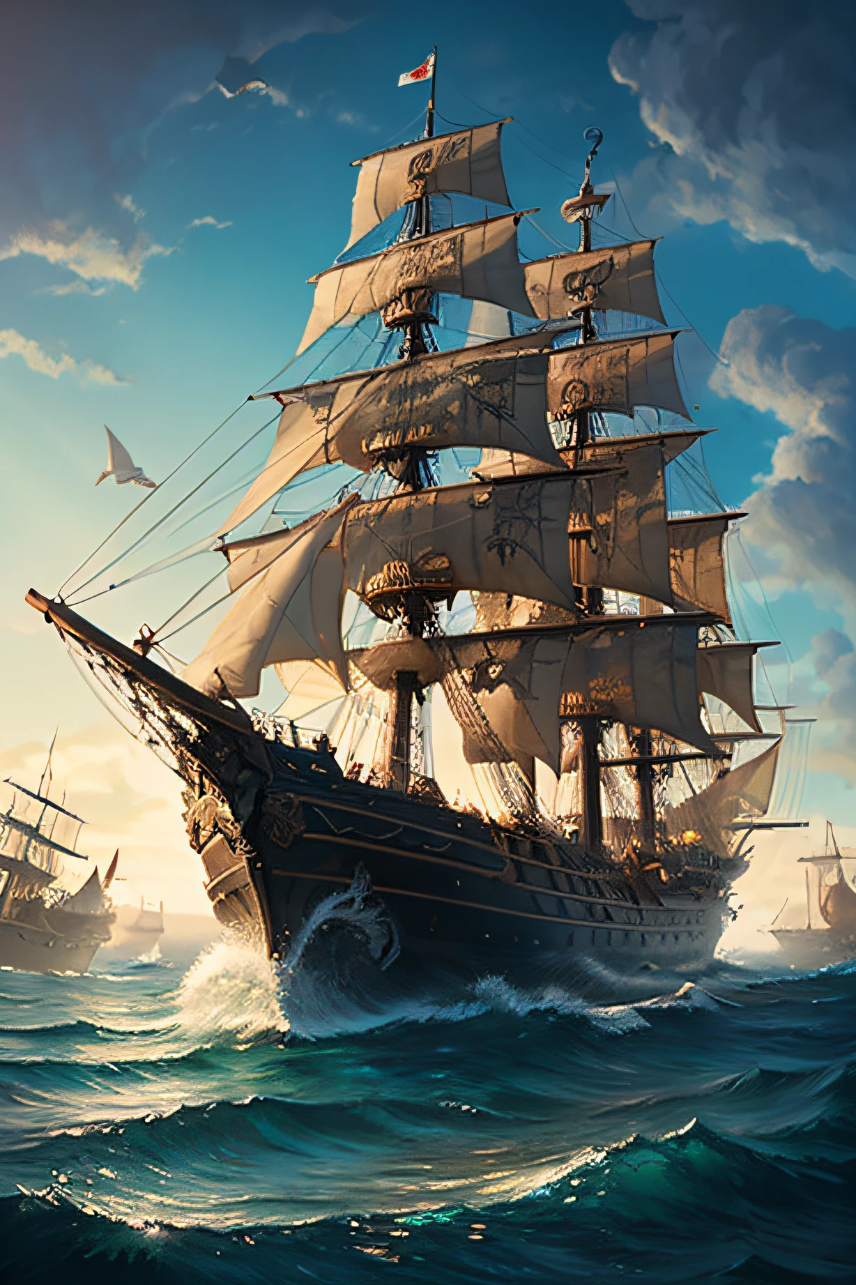 concept-art　Pirate Ship　navigation