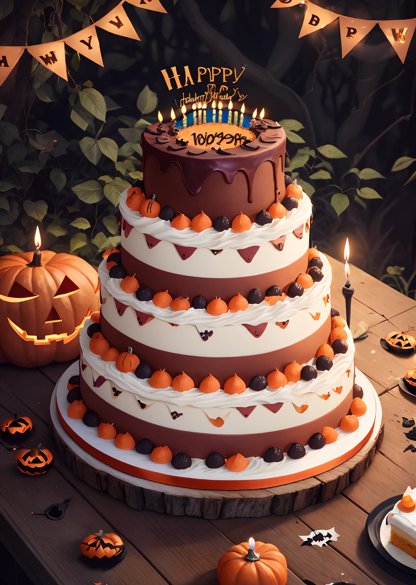 birthday　Beautiful Boys　idol　party　celebration　high-level image quality　quadratic element　Halloween　birthday　birthday cake　in woods　red riding hood　9 Wolves