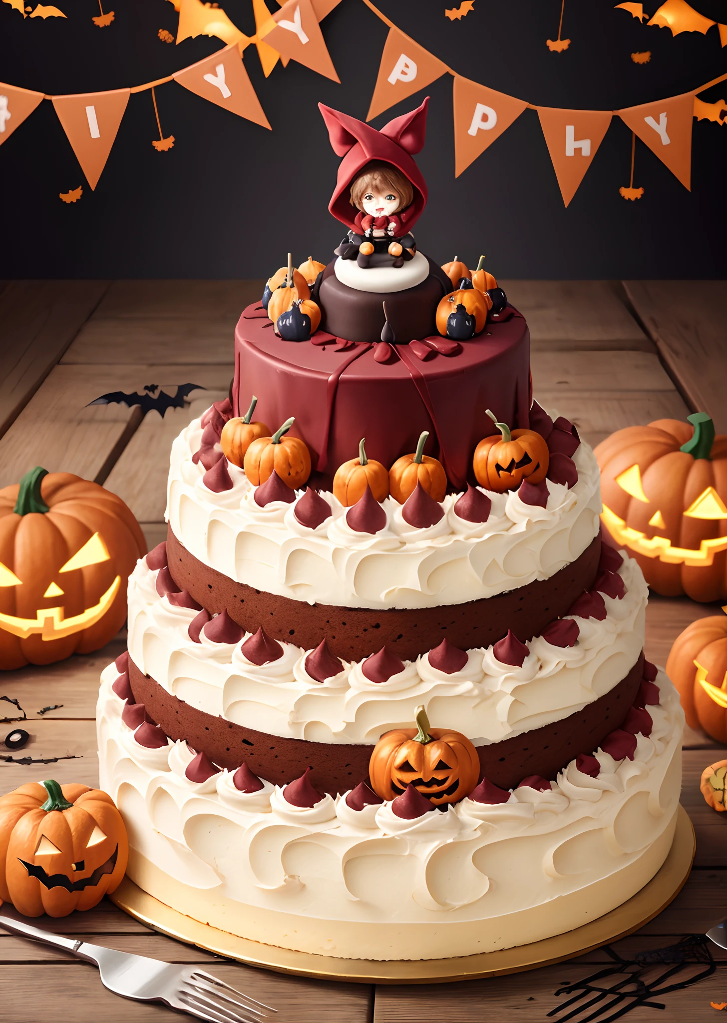 birthday　Beautiful Boys　idol　party　celebration　high-level image quality　quadratic element　Halloween　birthday　birthday cake　in woods　red riding hood　9 Wolves