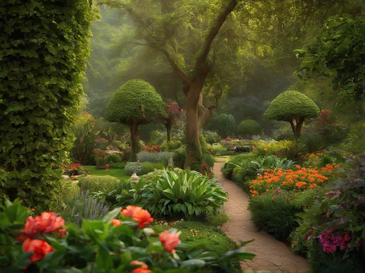 The greenery of the Garden of Eden