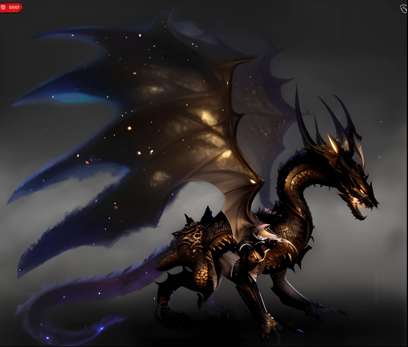 there is a dragon with a large head and a long tail, alduin, ancalagon the black, black dragon, a majestic gothic dragon, full body dragon concept, epic dragon, ultraterrestrial dragons, fantasy creature concept art, fantasy creature, draconic design, demonic dragon inspired armor, legendary dragon, [[fantasy]], draconians, dragonlike