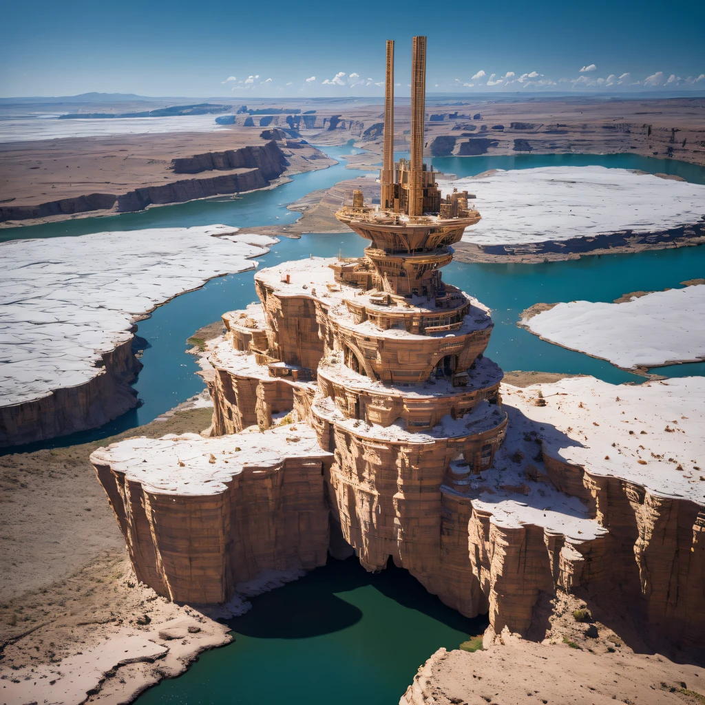 Mars Mo River alluvial plain East African Rift Valley region,Rock Sugar Onyx Nuclear Power Command Gunboat Platinum Cruiser Tower Snow Red Marble Glow Space Station 1:3 Models,mid day,Cyberpunk art of a,Rembrandt light,Detail portrayal,macro shot,surface reflection,high definition detail,Dingdall effect,Light and shadow intensification,The light shines,particle fx,3D modeling,Surface reflected light,detail-rich,T