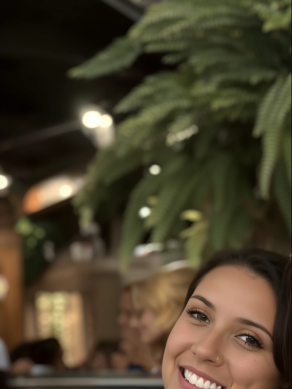 Three women sitting at a table with a pancake in front of them, divertindo-se, Beautiful girls, belos arredores, 3 mulheres jovens e bonitas, non blurry, vacation photo, mulheres bonitas, Rostos bonitos, muito bobo olhando, Divirta-se, uma imagem, todo mundo se divertindo, Three women, non blurry, Family photo, ligeiramente desfocado, parecendo feliz