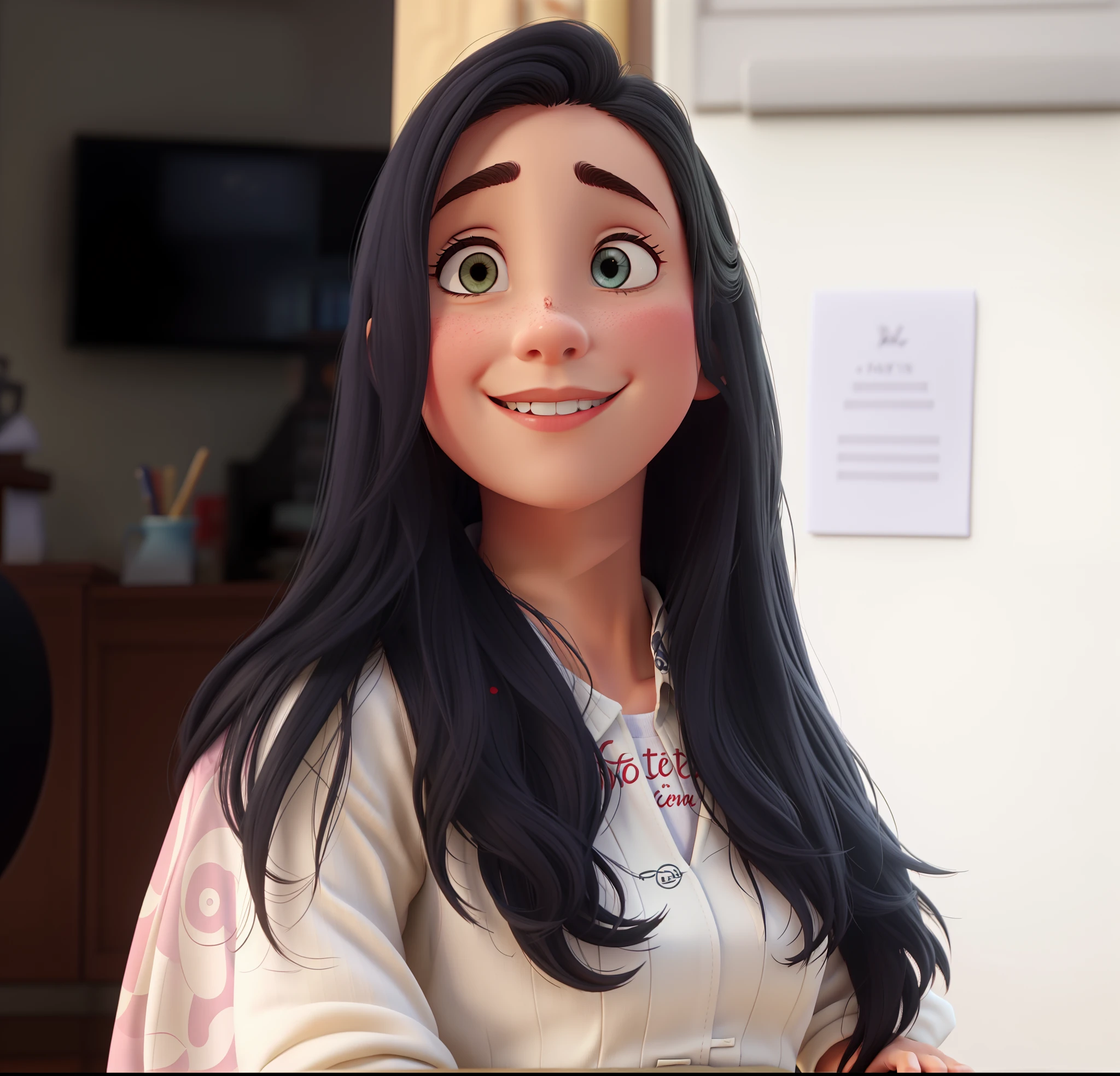 Writes in the image Lily France, com a fonte da letra da Disney. Ademais, Be as faithful as possible to the original image, using the best possible quality.