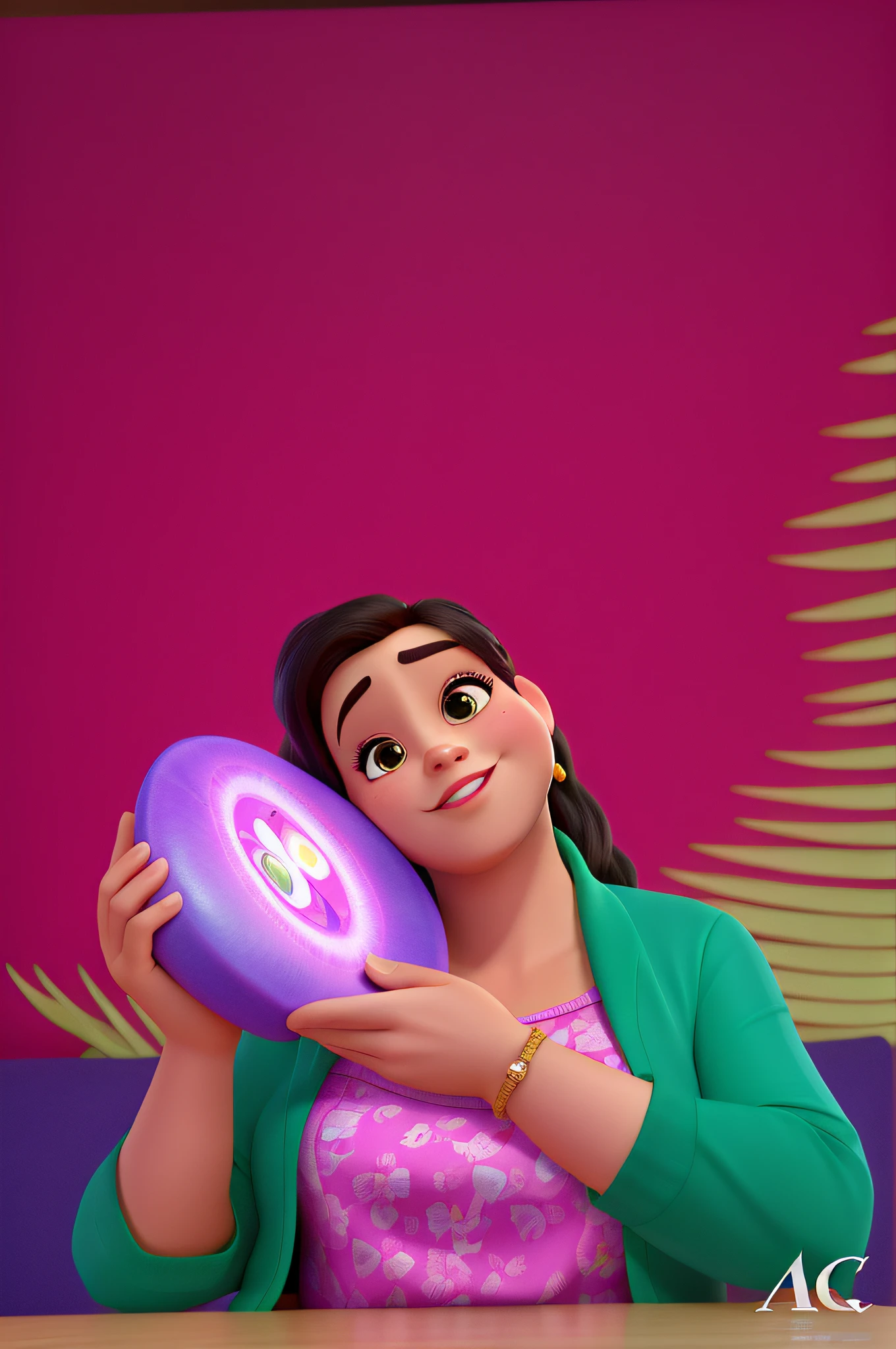 uma mulher no estilo disney pixar, alta qualidade, melhor qualidade, magra, esbelta, super magra
