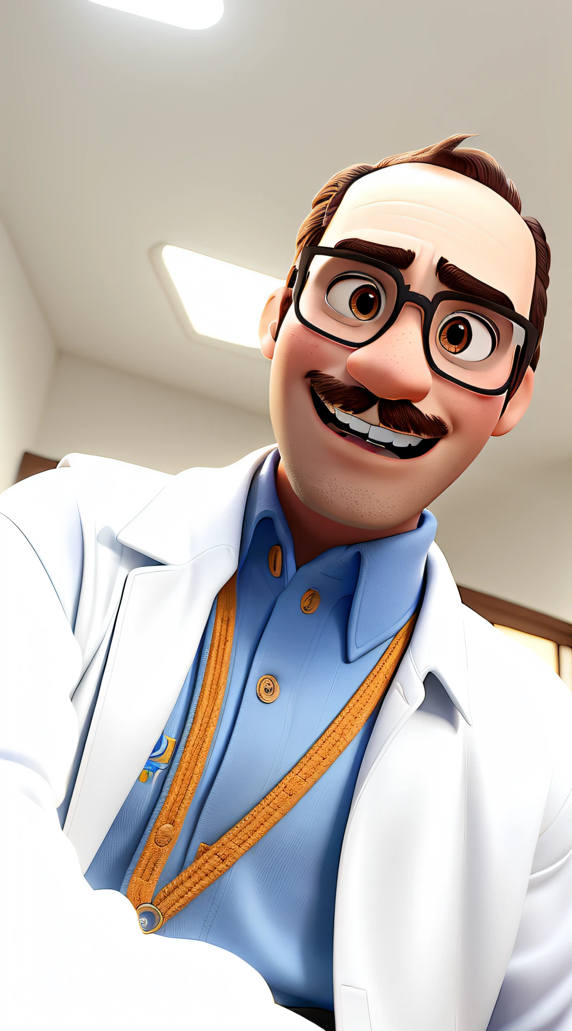 Um homem estilo disney pixar, alta qualidade, melhor qualidade