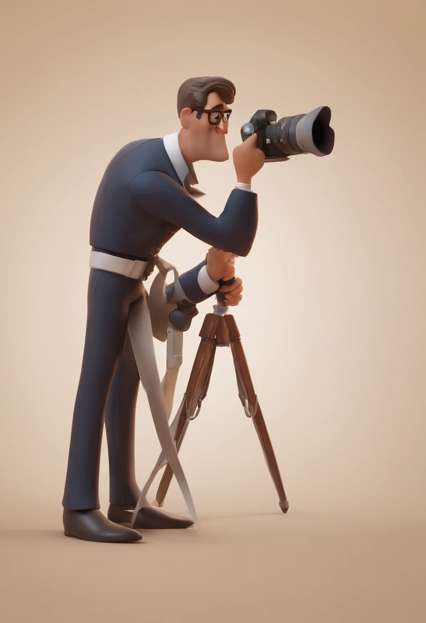 Personagem de desenho animado de um homem usando  uma camisa escrita grupo wal, um personagem animado, Caractere estilizado, animation style rendering, 3D estilizado, Arnold Maya render, 3 d render stylized, toon render keyshot, Personagem 3D, Personagem 3D, 3d rendering stylized, 3 d character render, personagem de desenho animado, Personagem de close up, Pose de personagem, (Estilo Pixar) (master part:1.2) (Bokeh) (best quality) (pele detalhada) (textura detalhada) (8k) (argila) (Cinematic lighting) (foco nítido，Senta e vaza a parte superior do corpo