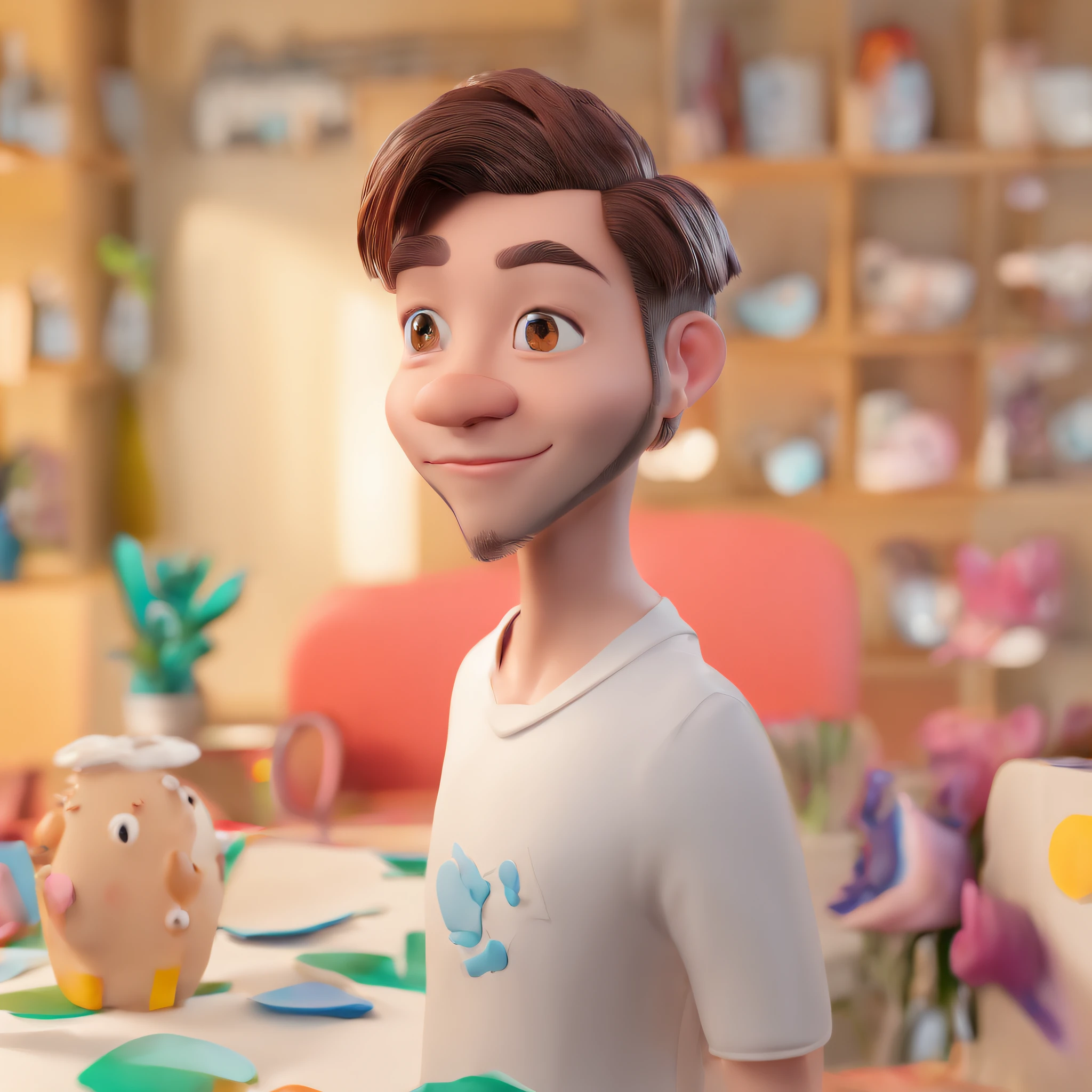 Libido boy, Low beard, Three-seven hairstyle,Long face,Low nose bridge,Big mouth, big lips,Pretty big eyes,Lying silkworm,Double eyelids and beauty moles