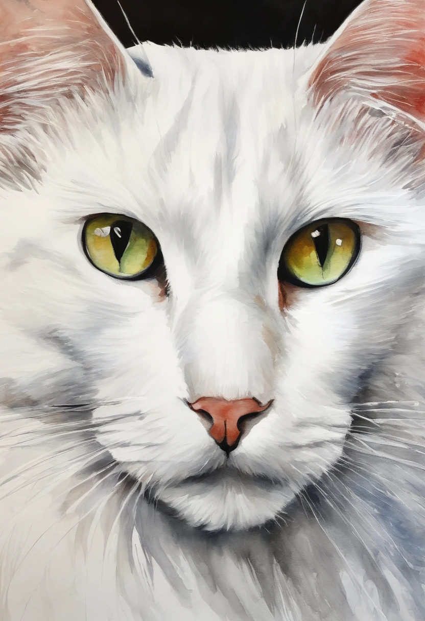 white cat